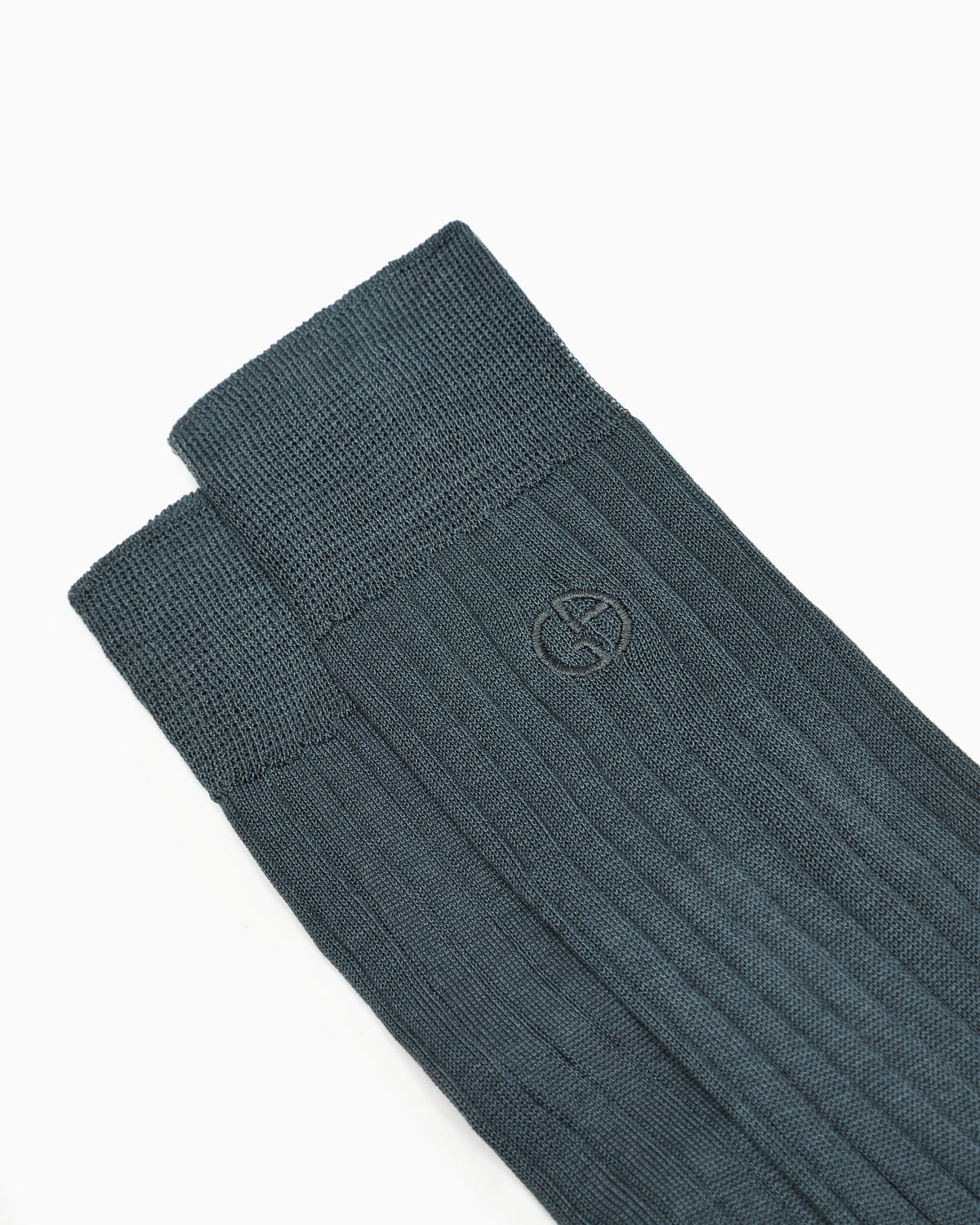 Logo short socks in ribbed knit