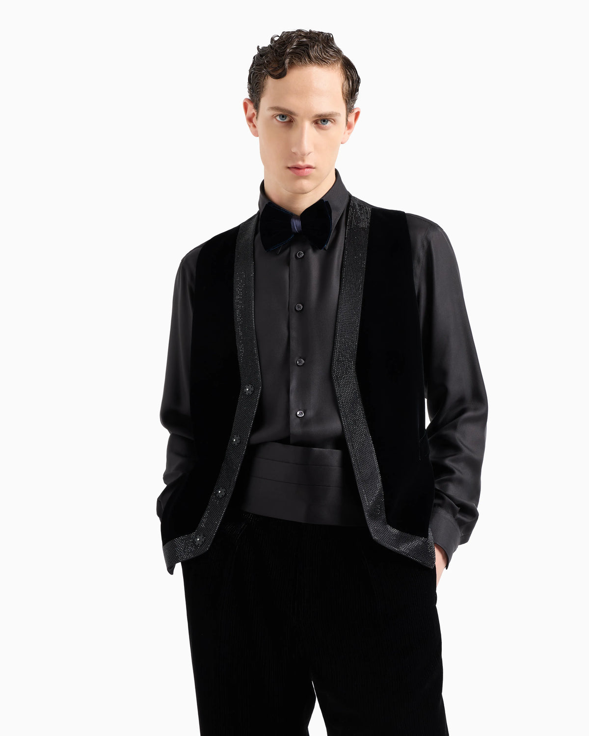 Silk tuxedo cummerbund