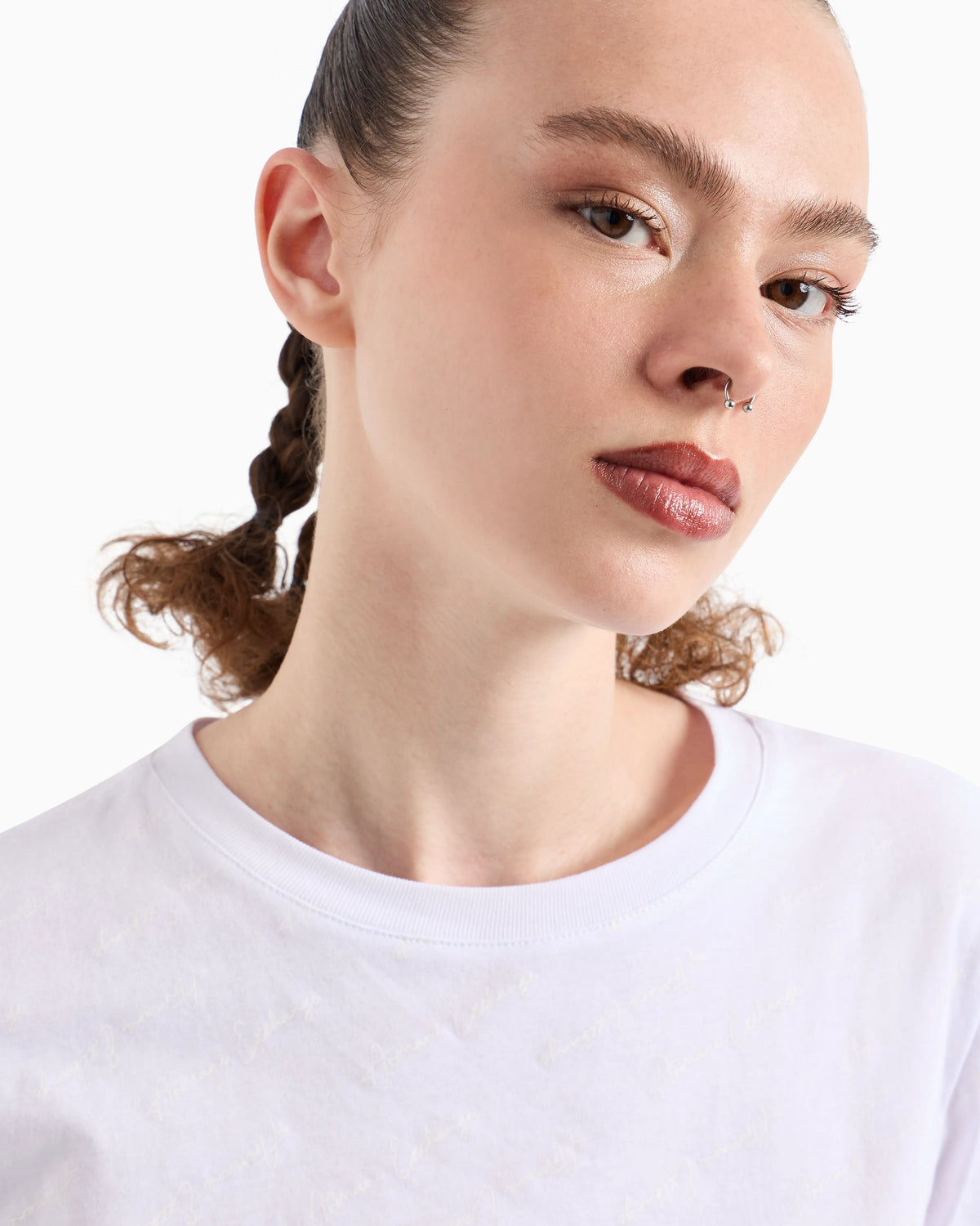 Regular fit jersey T-shirt with allover ASV logo