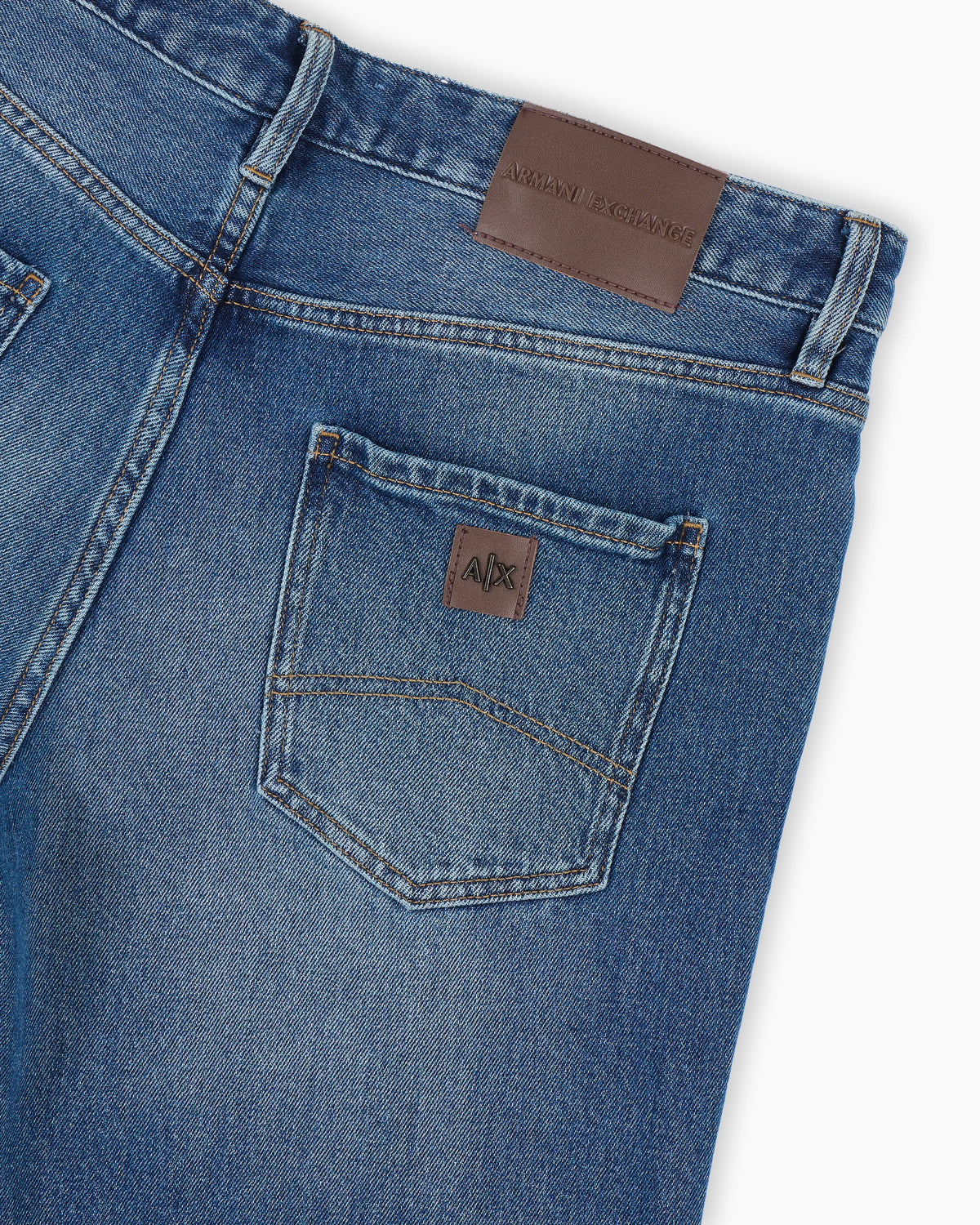 J16 Straight Fit Indigo Cotton Denim Jeans