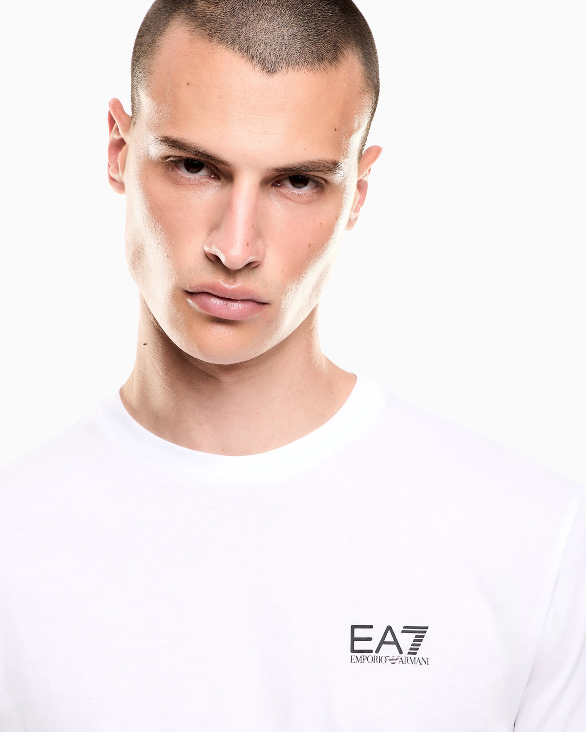 Logo t-shirt in cotton jersey with back print Logo Series