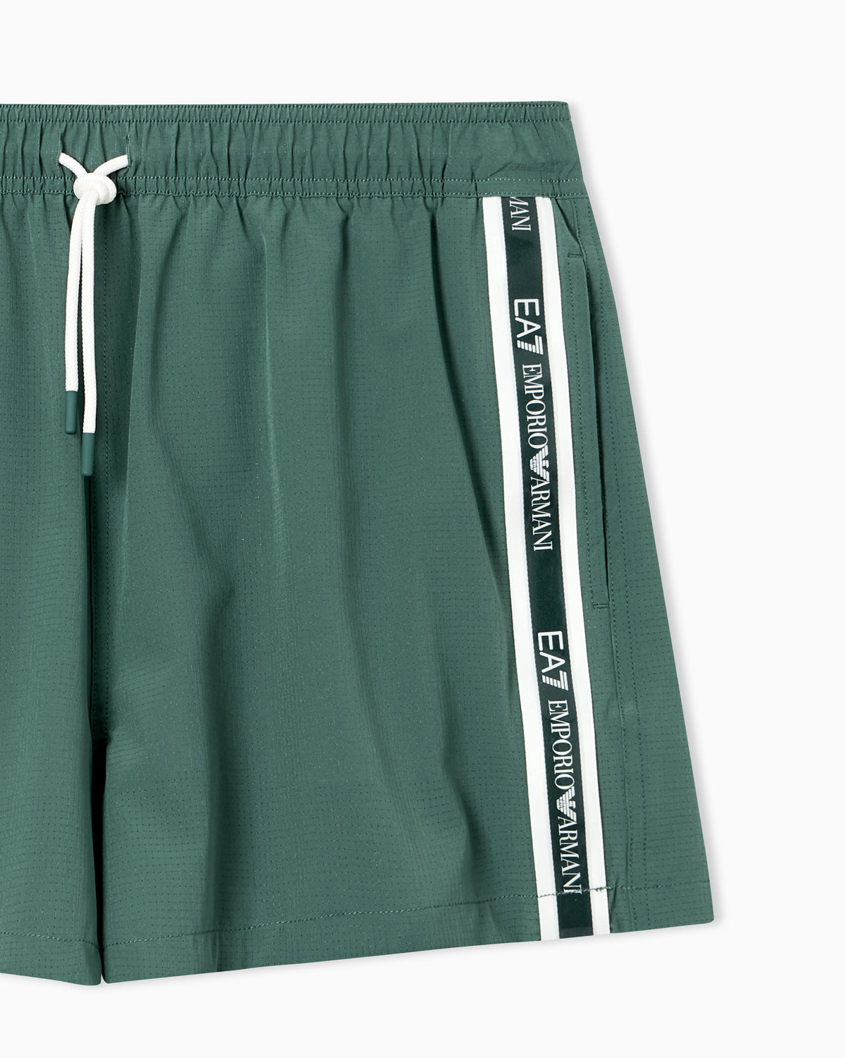 Logo Series swim trunks with logo tape