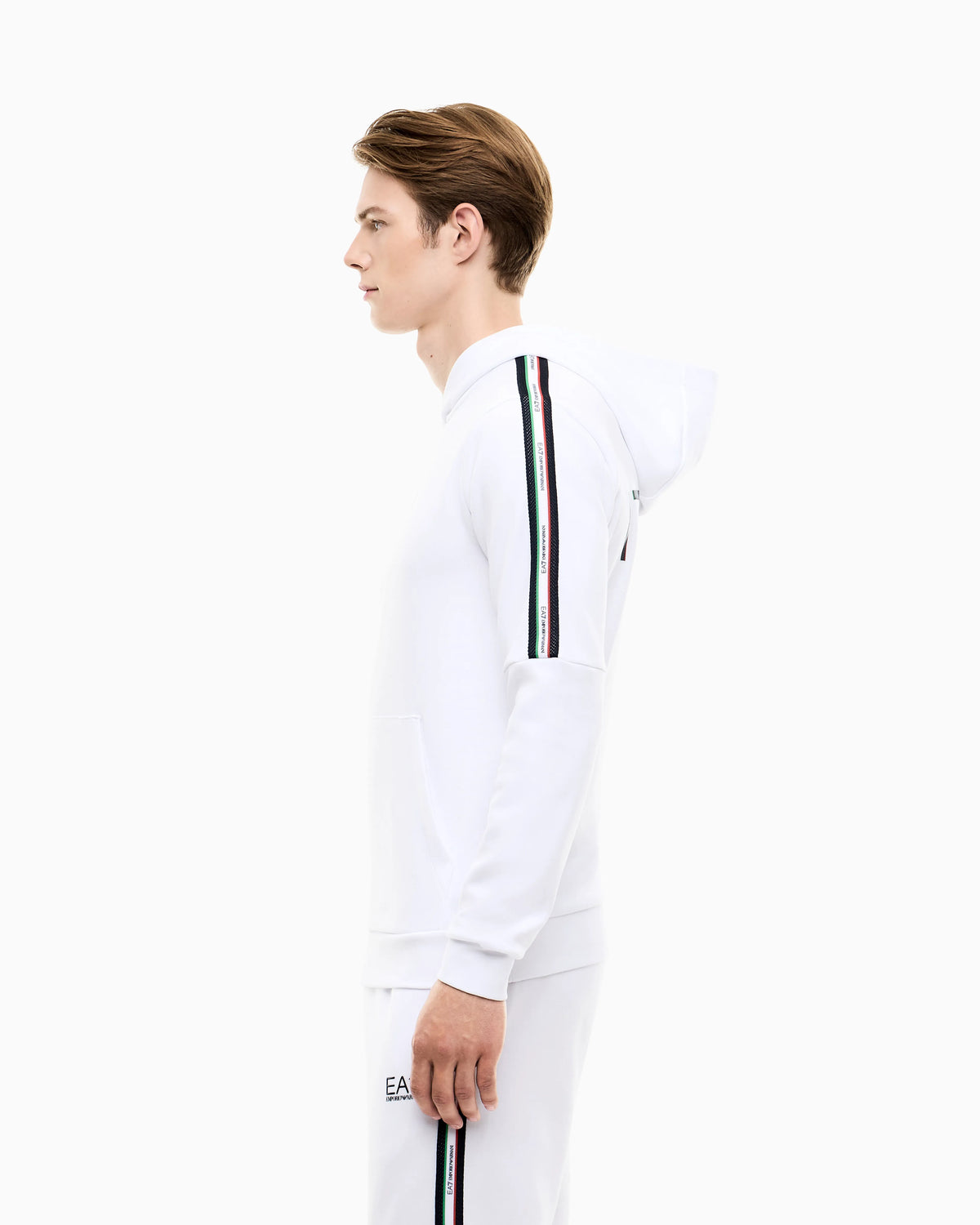Italian Spirit cotton-blend hooded sweatshirt
