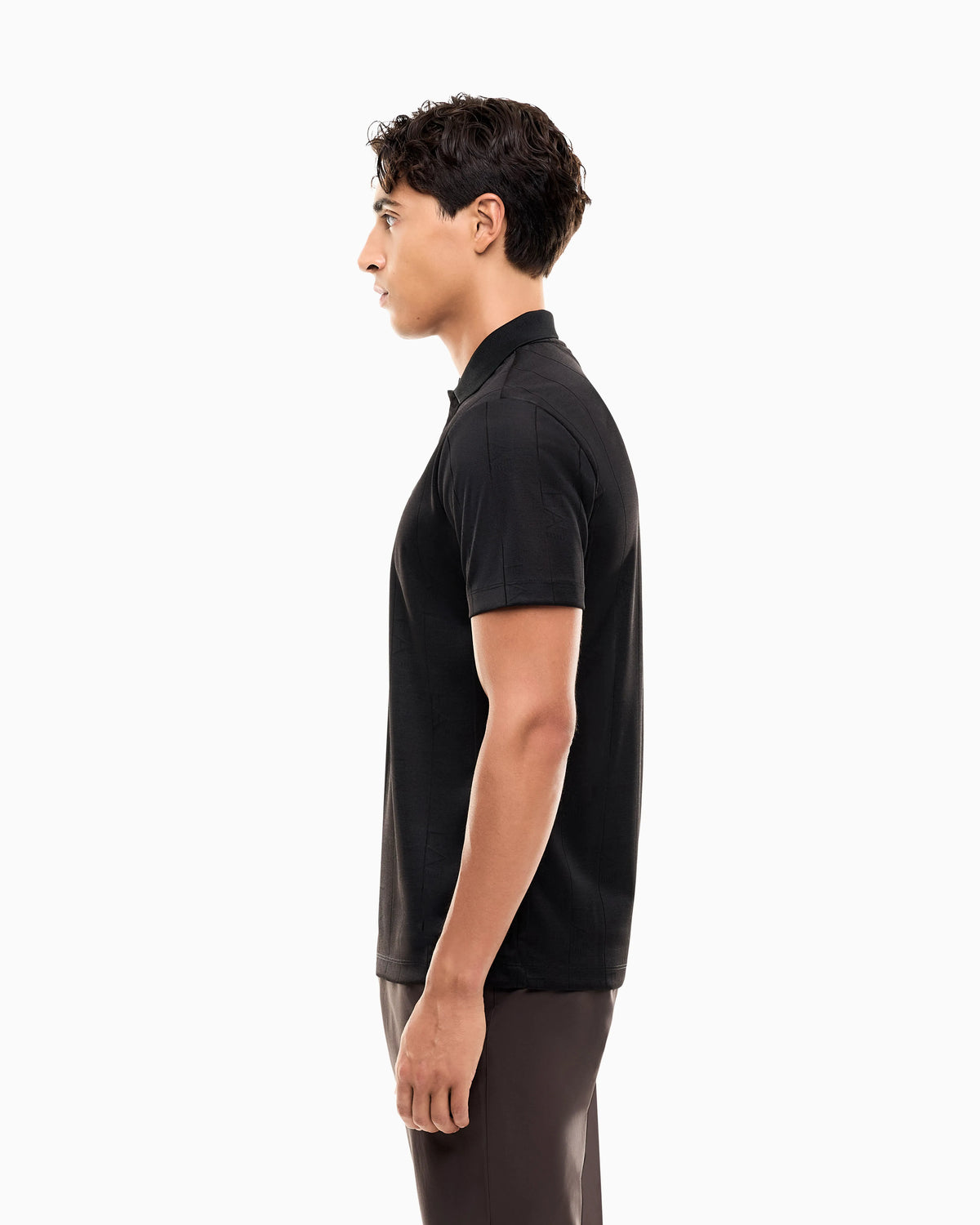 polo shirt Golf Pro in graphic jacquard