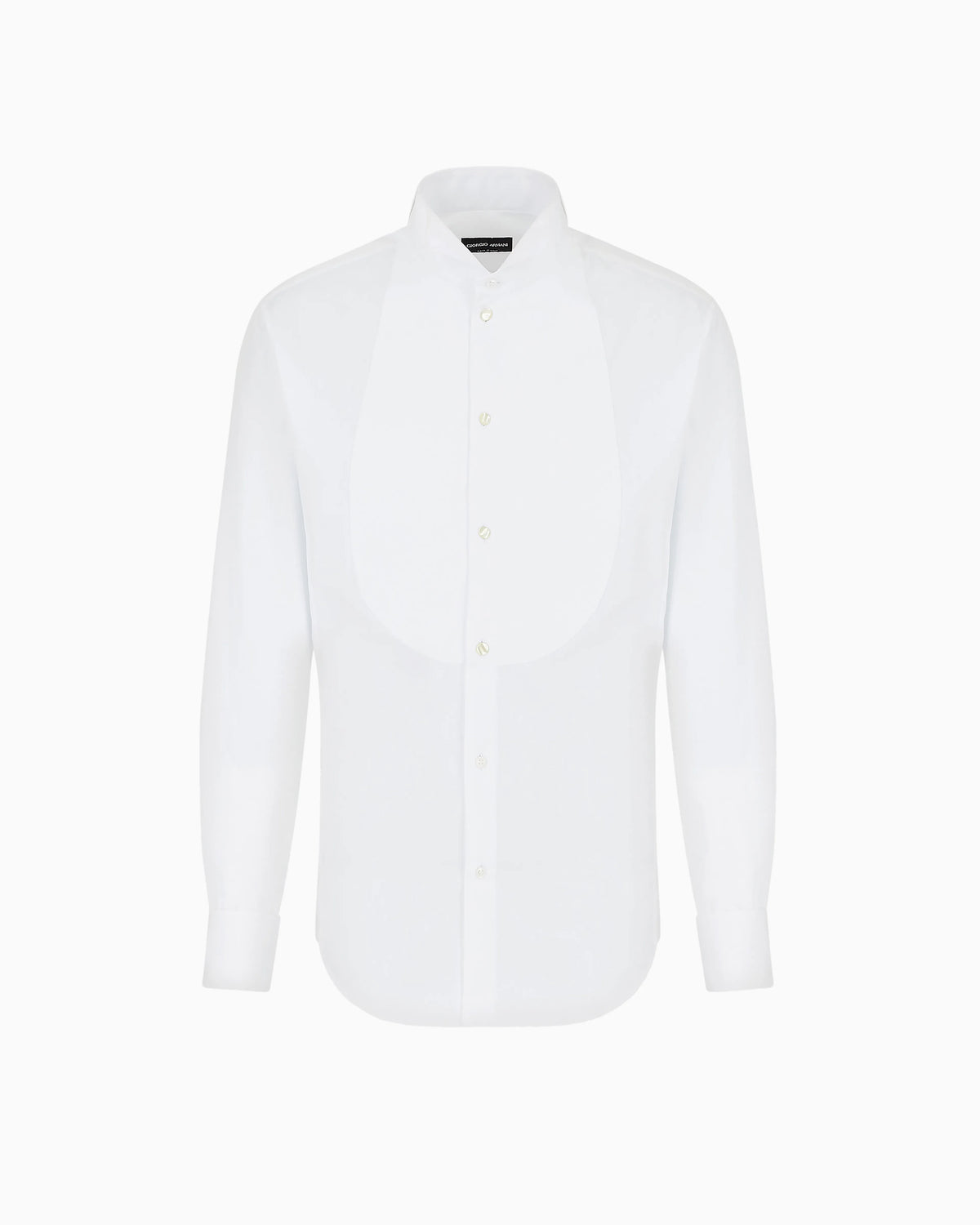 Icon tuxedo shirt in cotton poplin