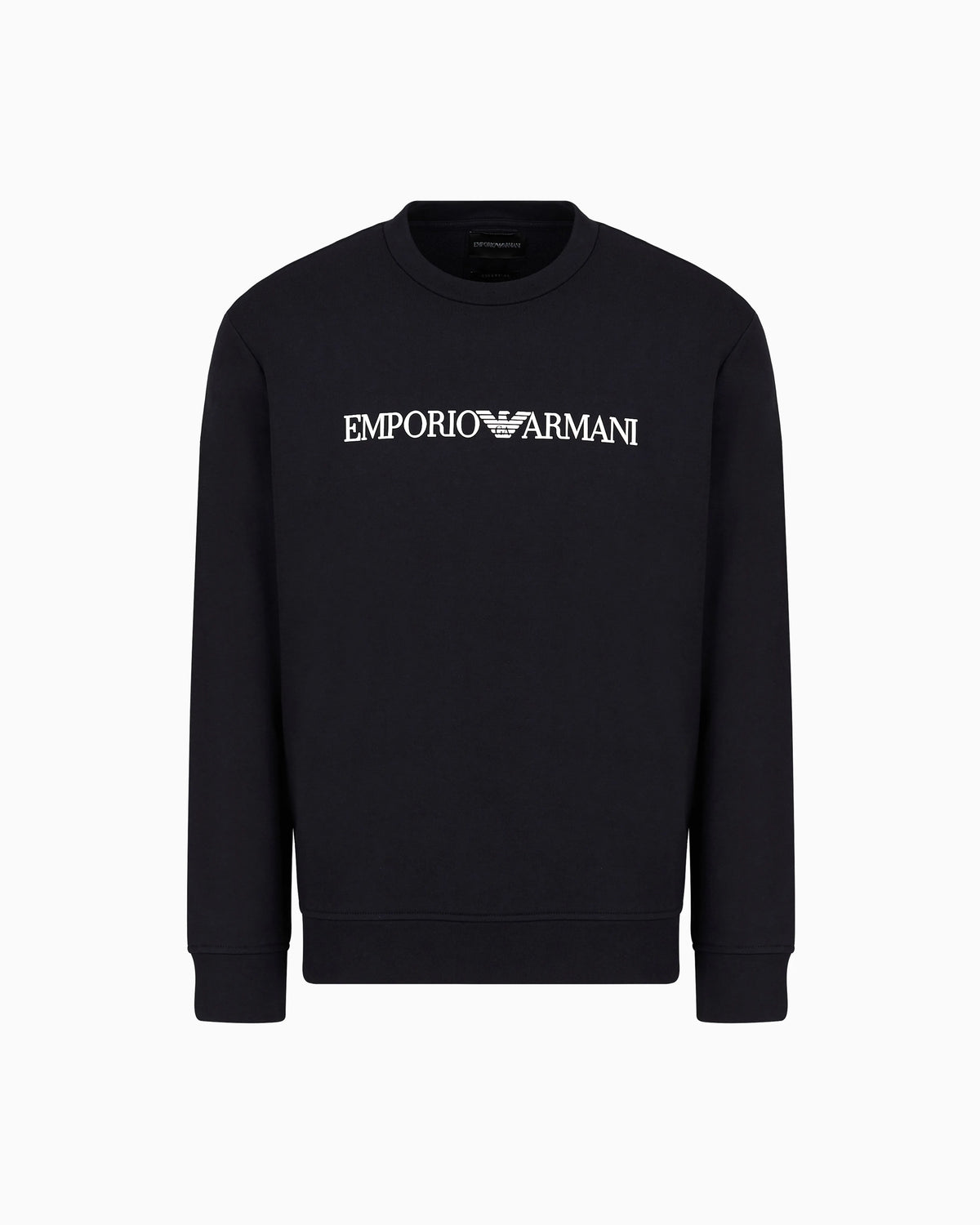 Modal-blend sweatshirt with logo print
