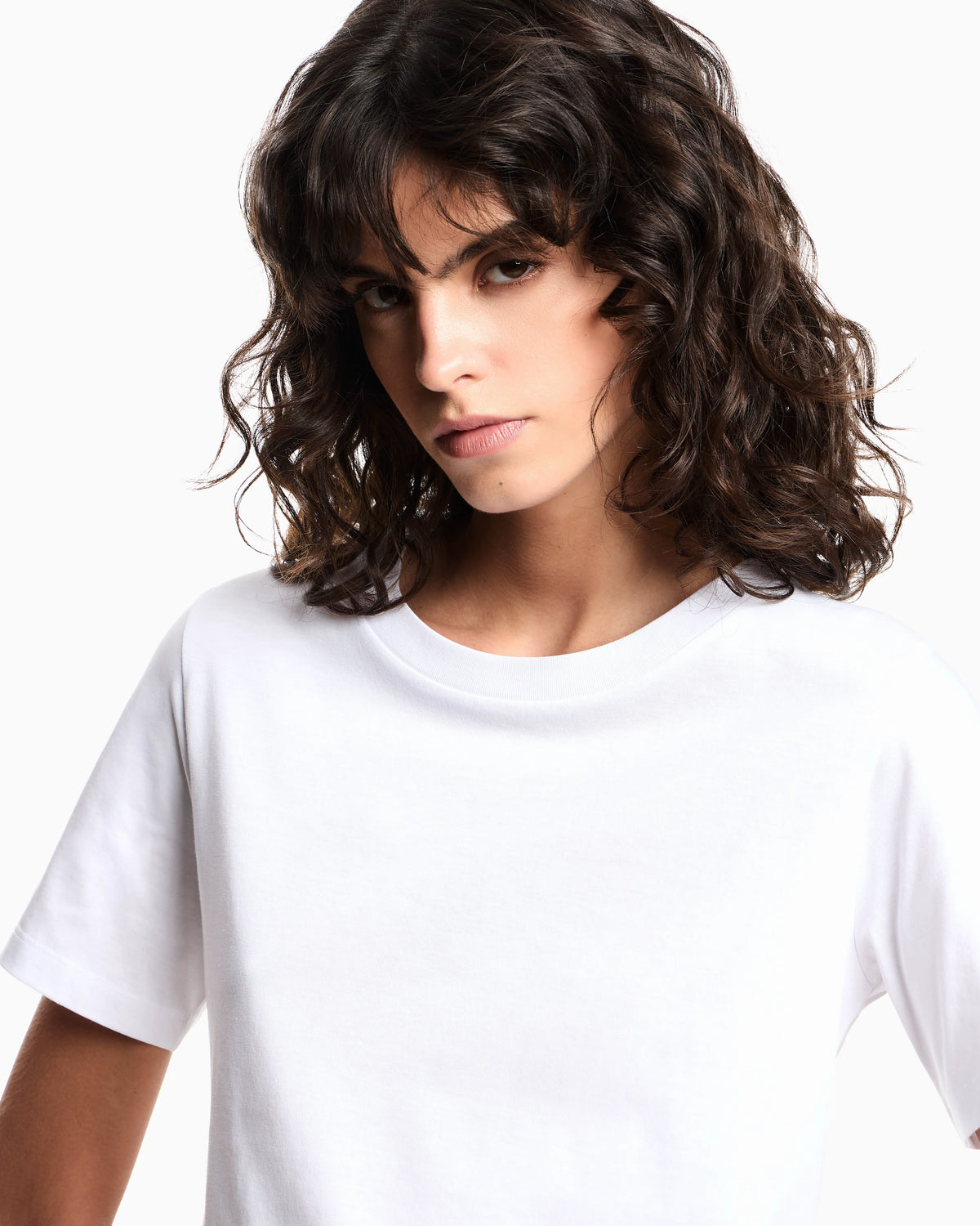 Jersey t-shirt in Pima cotton with a crew neck Essential