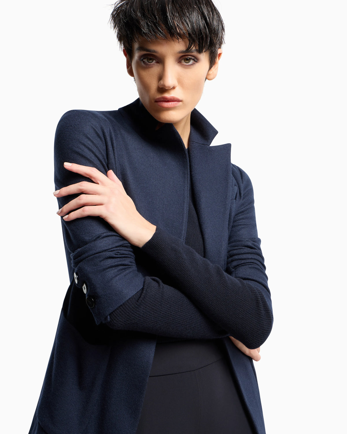 Pure cashmere crew-neck jumper