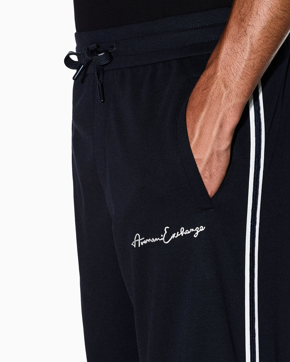 Logo joggers in stretch viscose