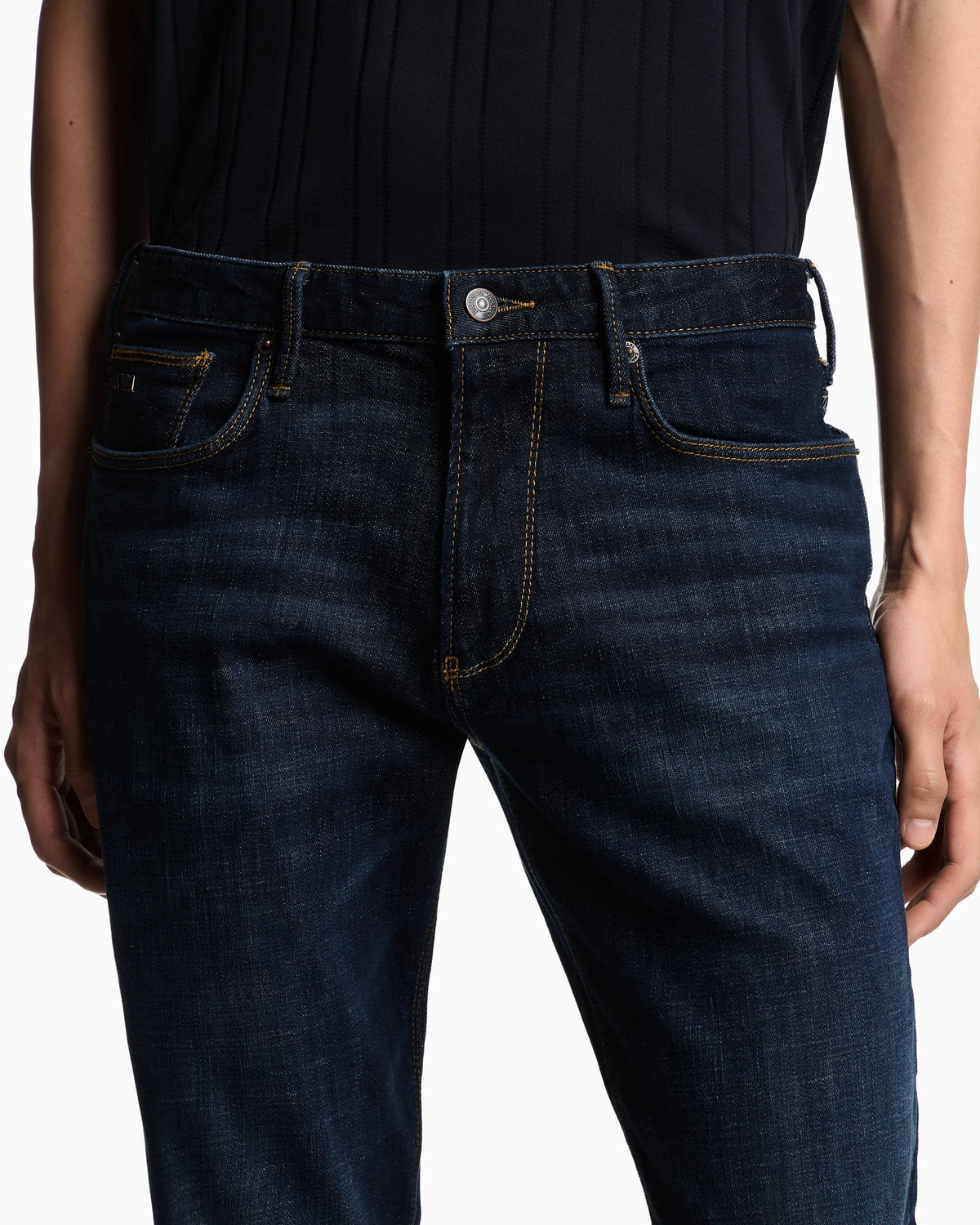 J06 slim-fit, washed denim jeans