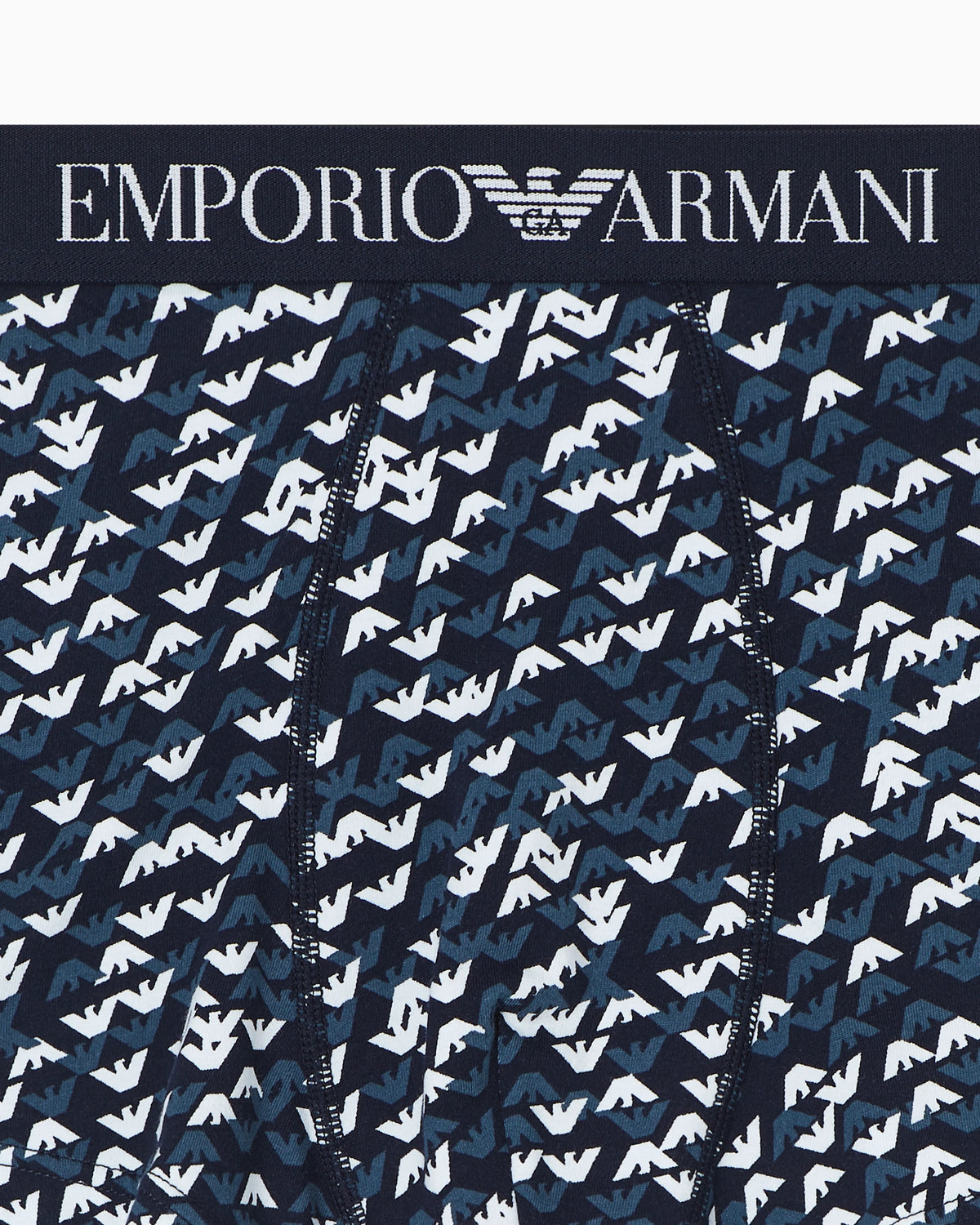 Boxer briefs in an all-over logo print jersey