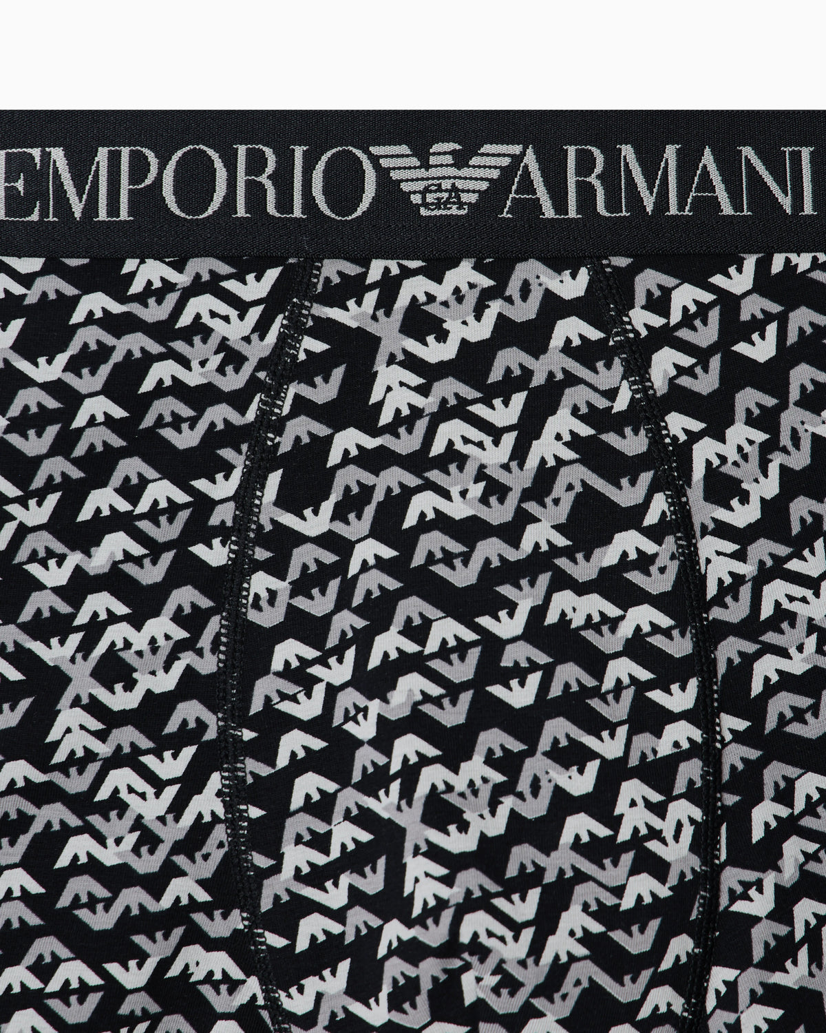 Boxer briefs in an all-over logo print jersey