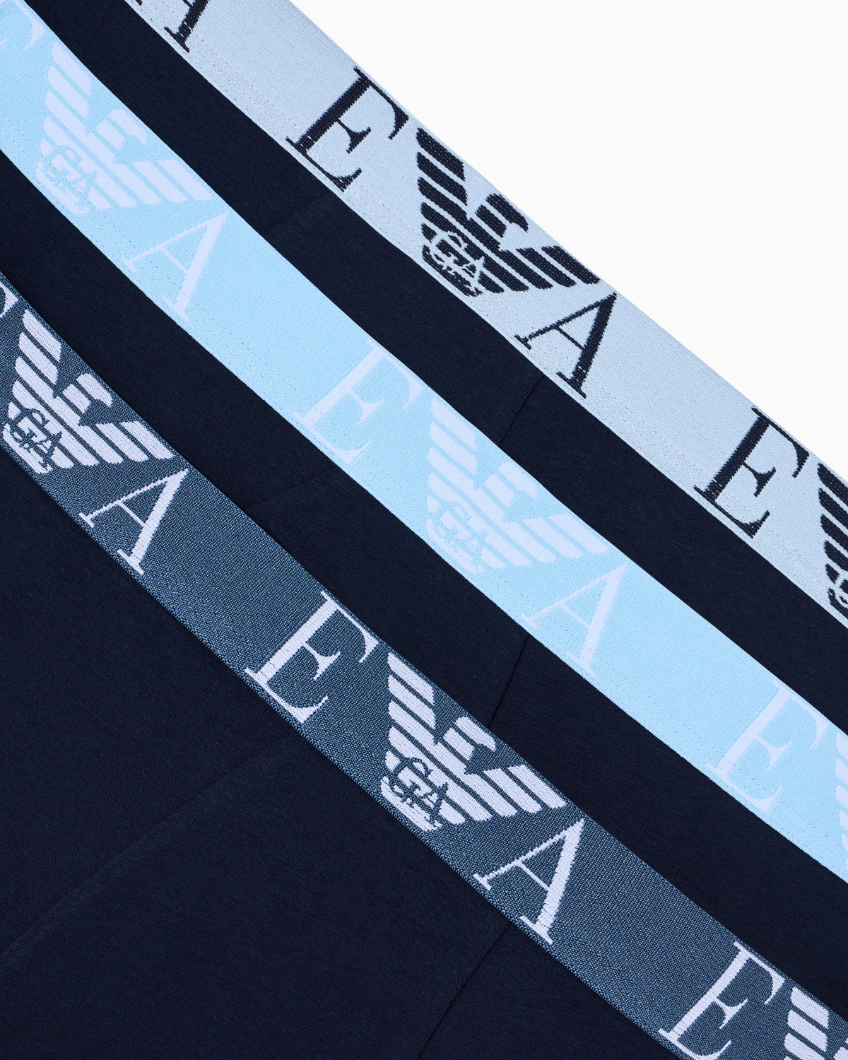 Three-pack of boxer briefs with bold monogram logo