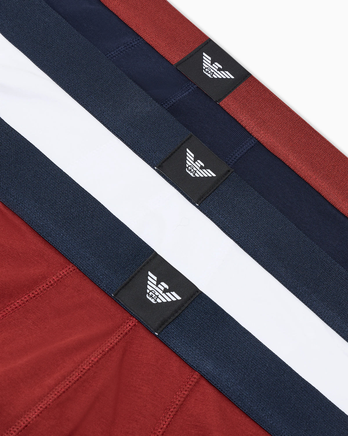 3-pack cotton jersey trunks with essential logo label