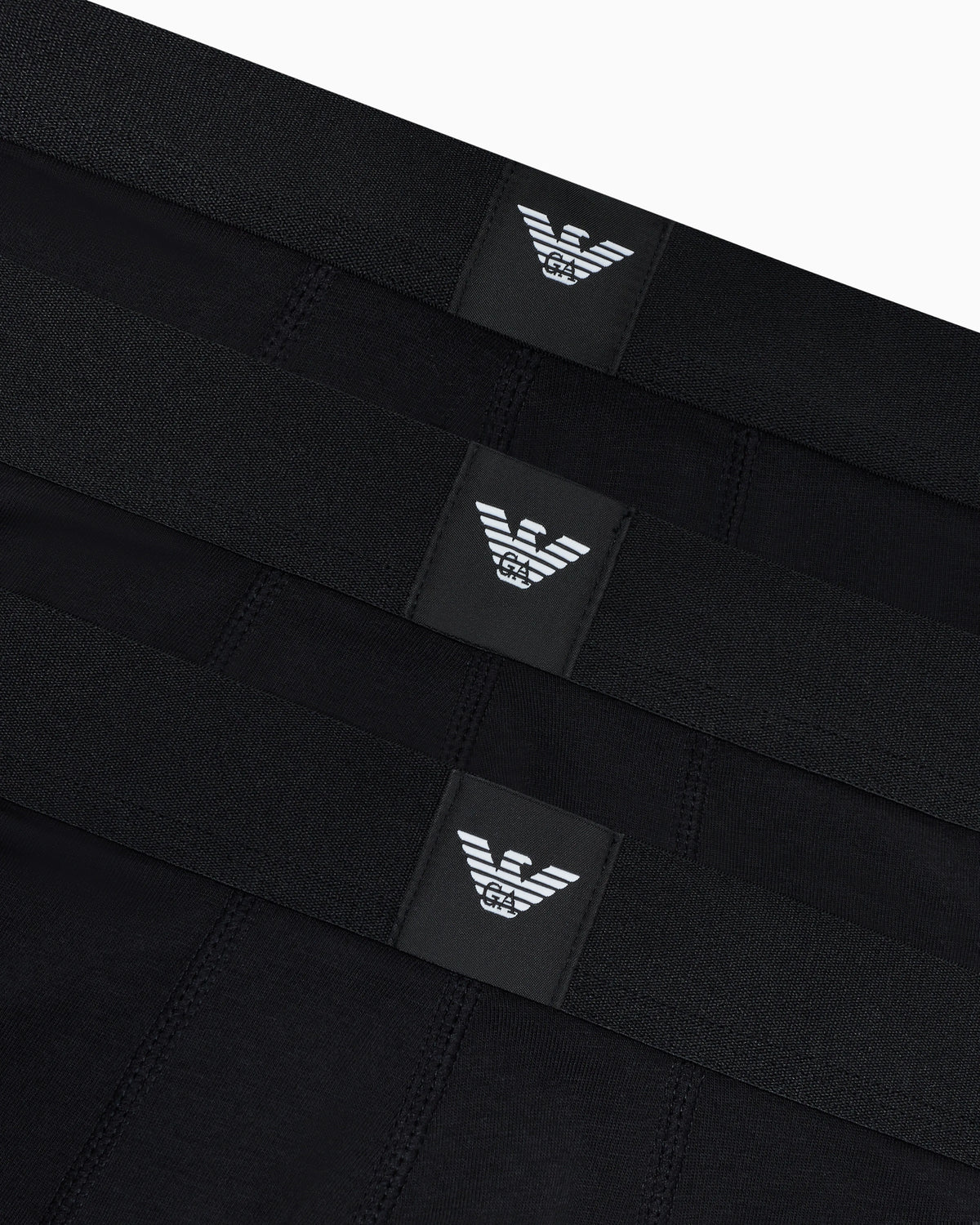 3-pack cotton jersey trunks with essential logo label