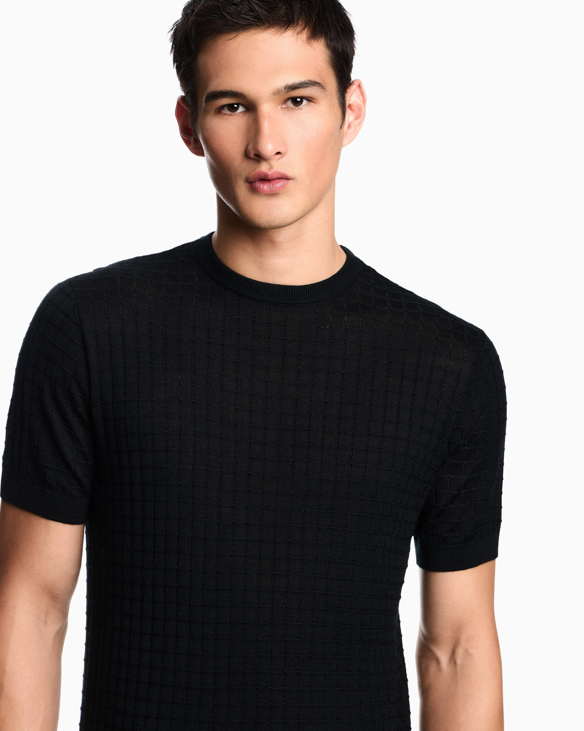 ASV Lyocell-blend jumper in a plain and purl knit