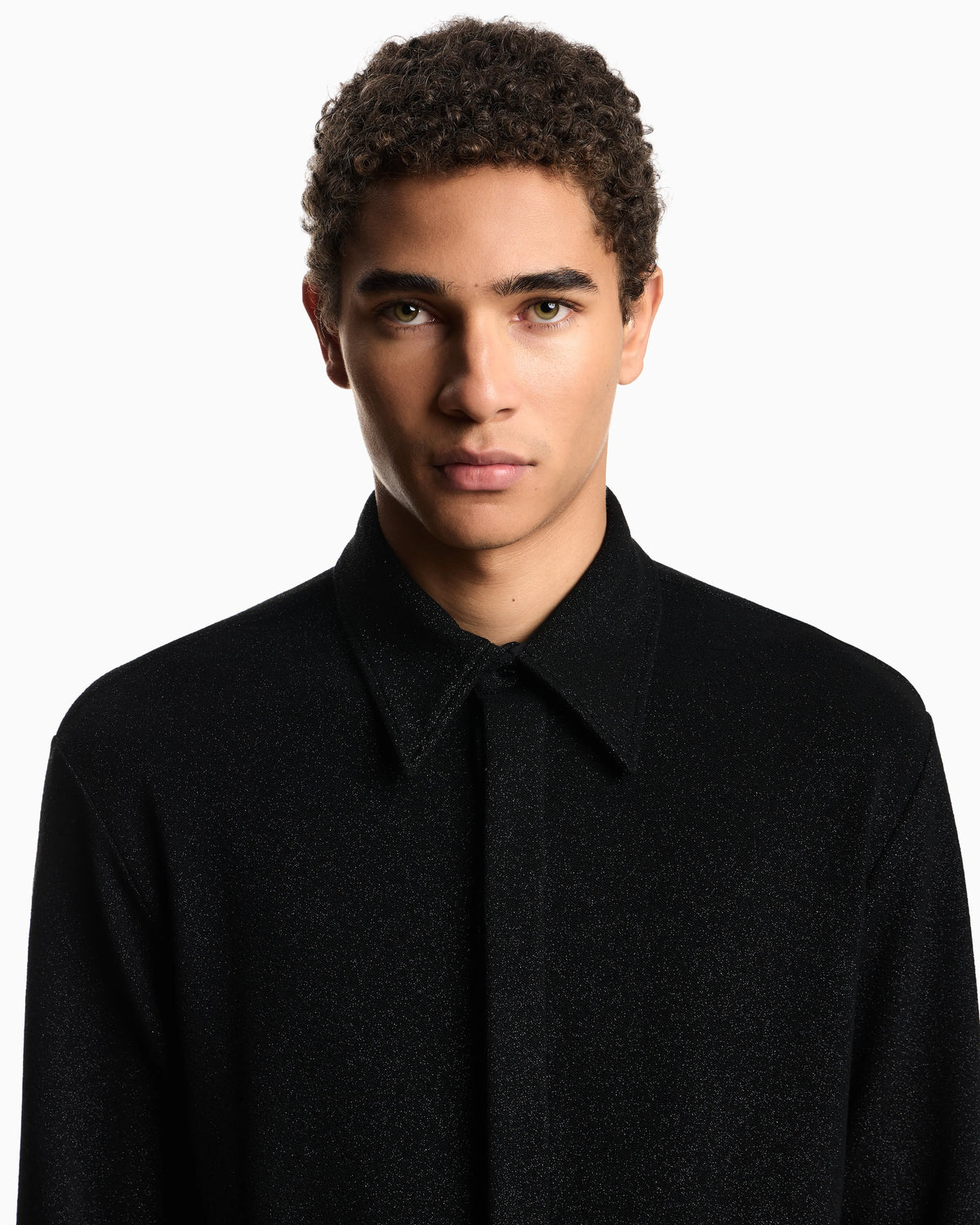 Lurex jersey shirt