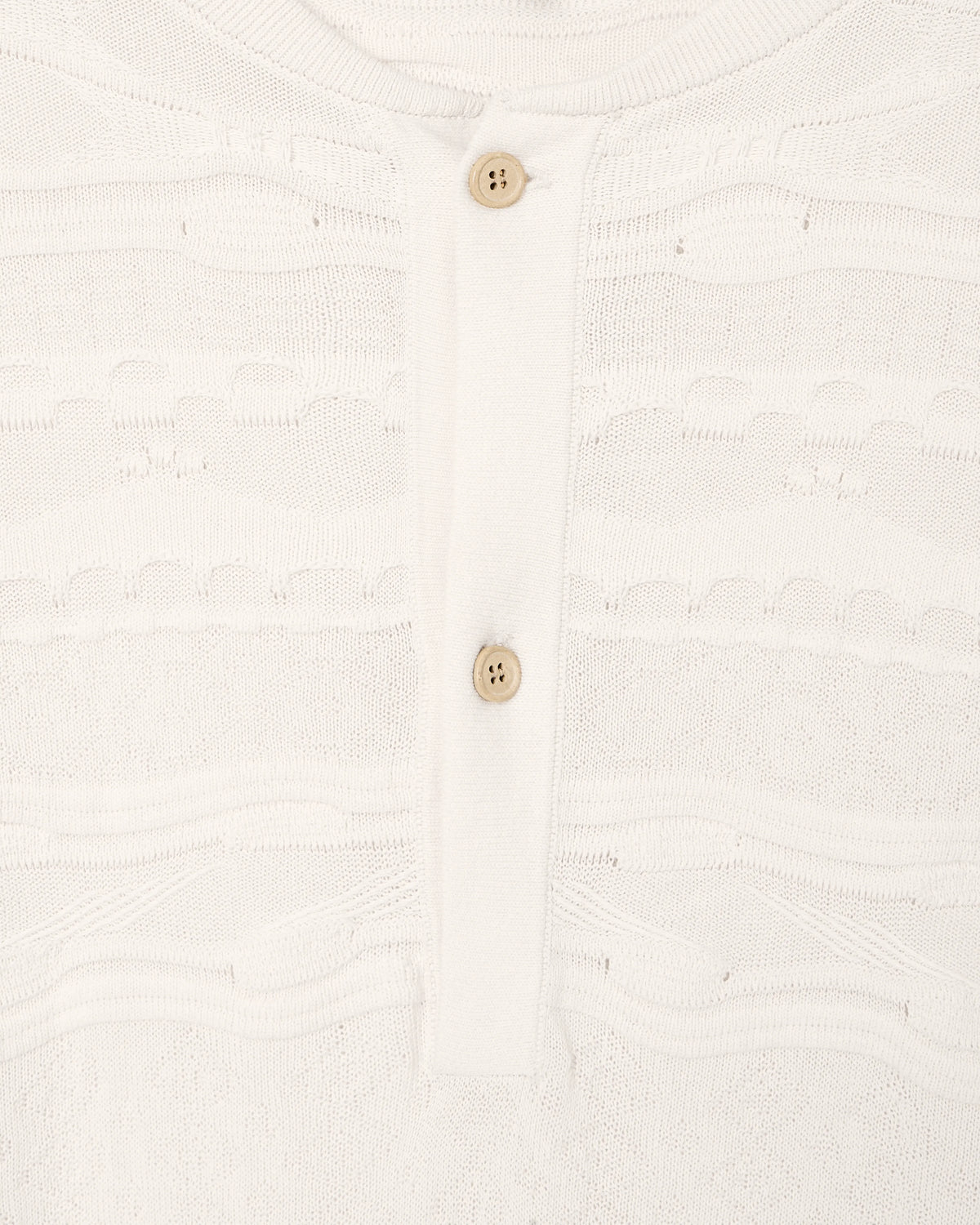 Lyocell-blend, Henley neckline jumper
