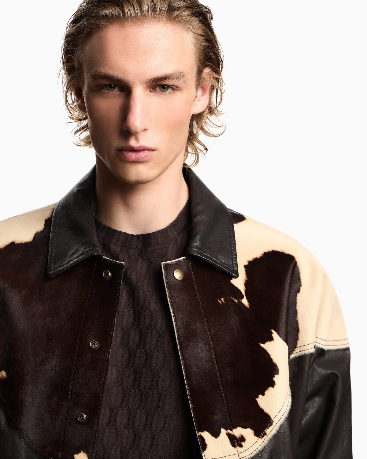 Jacquard jersey jumper