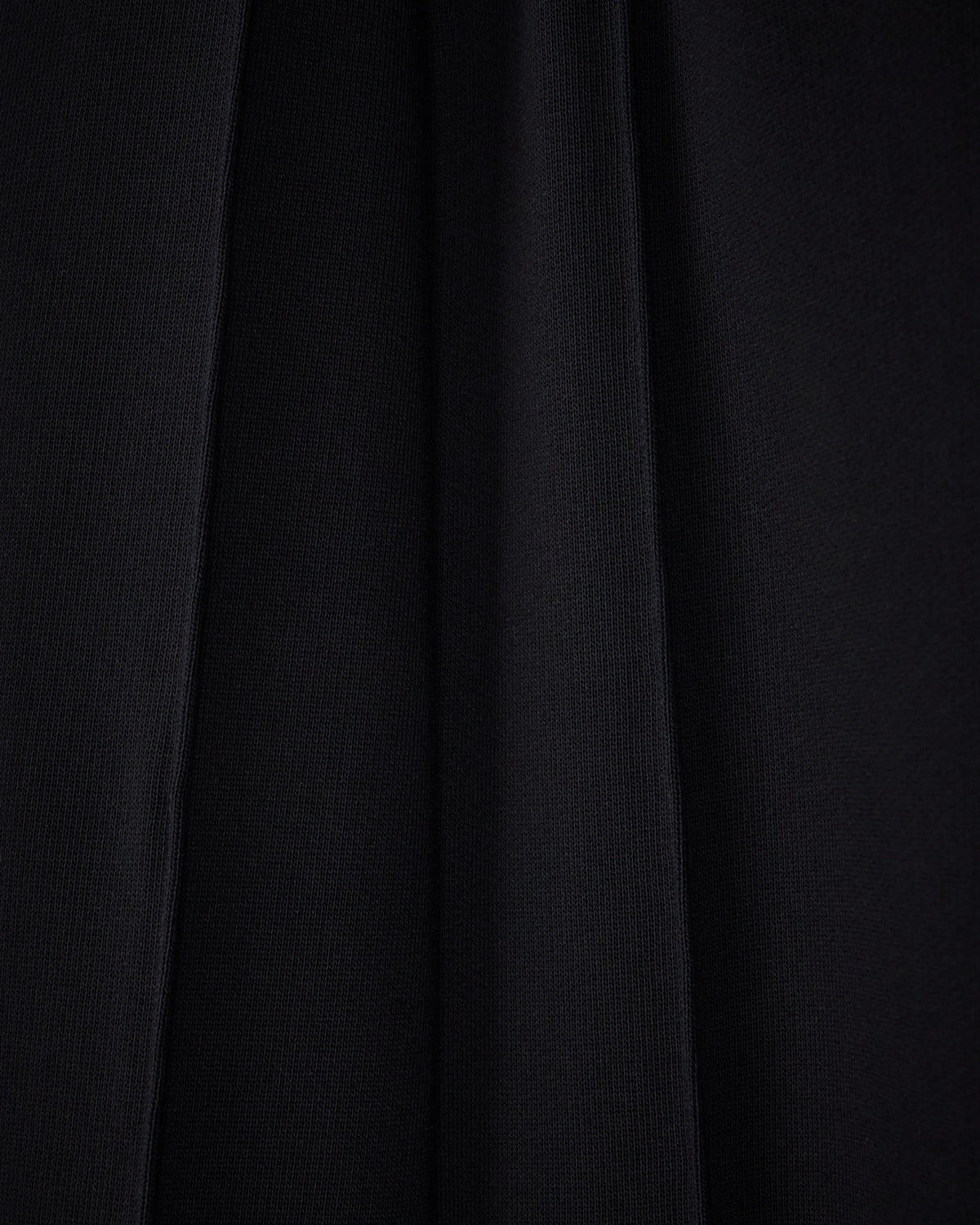 Trousers straight leg in French terry cotton with flat front