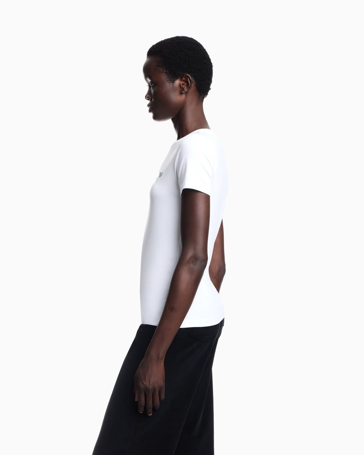 T-shirt regular fit in lightweight stretch cotton jersey
