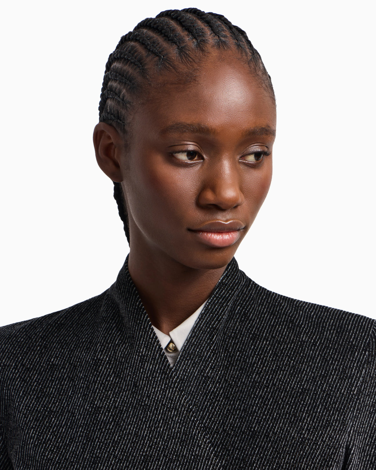 Cavalry-effect printed velvet jacket with off-centre fastening