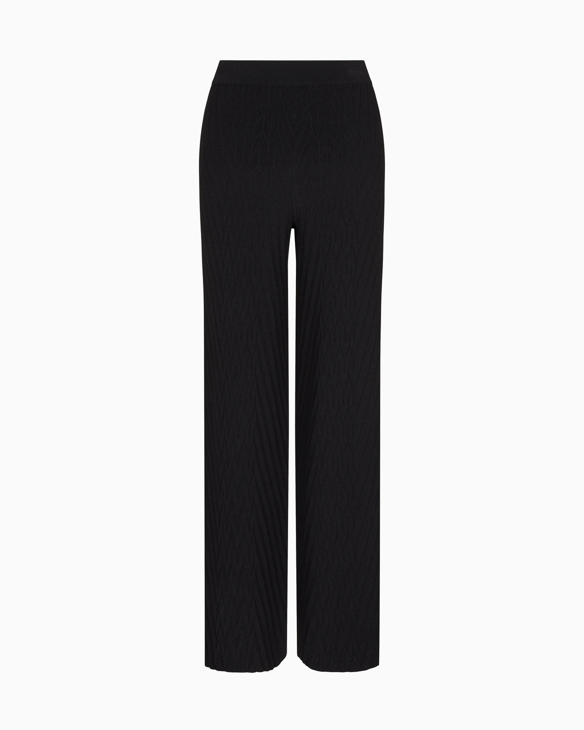 Travel Essentials capsule collection viscose-blend trousers with an embossed motif