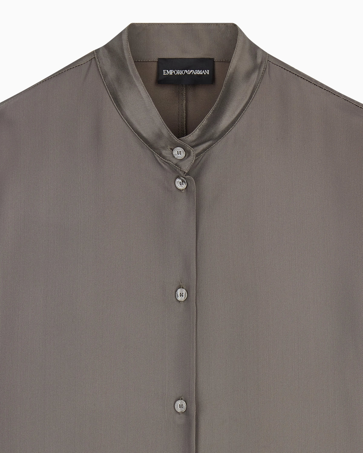Guru collar viscose twill shirt