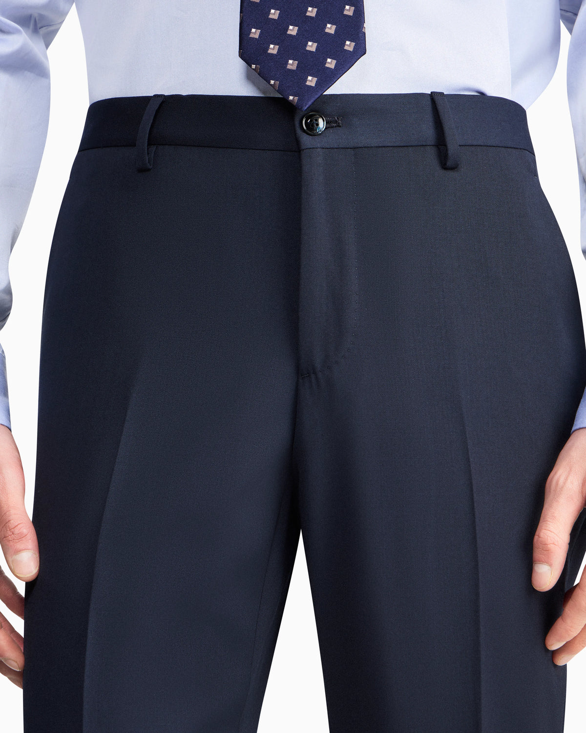 Single-breasted Soft line suit in virgin wool