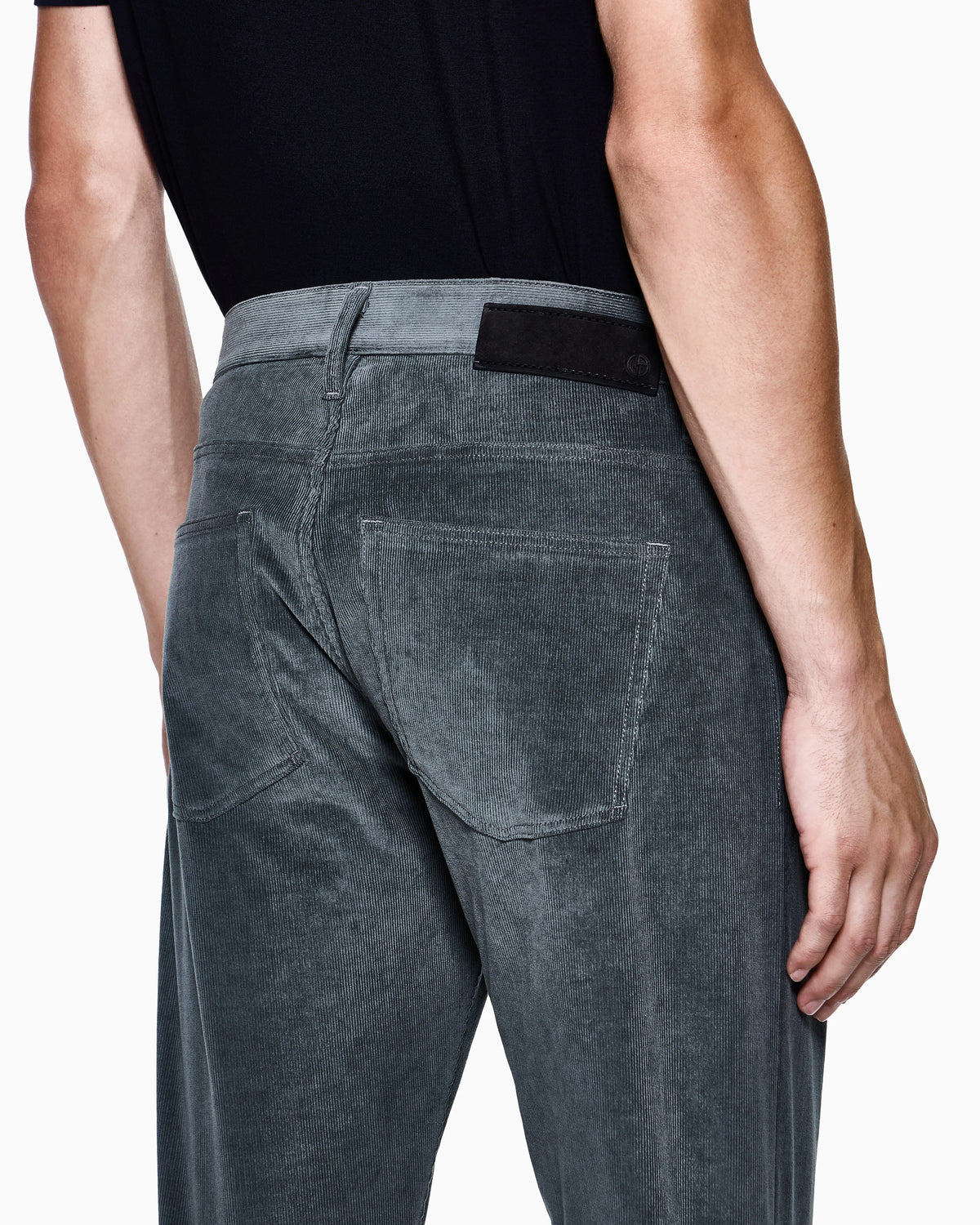 Five-pocket corduroy trousers in a cashmere blend