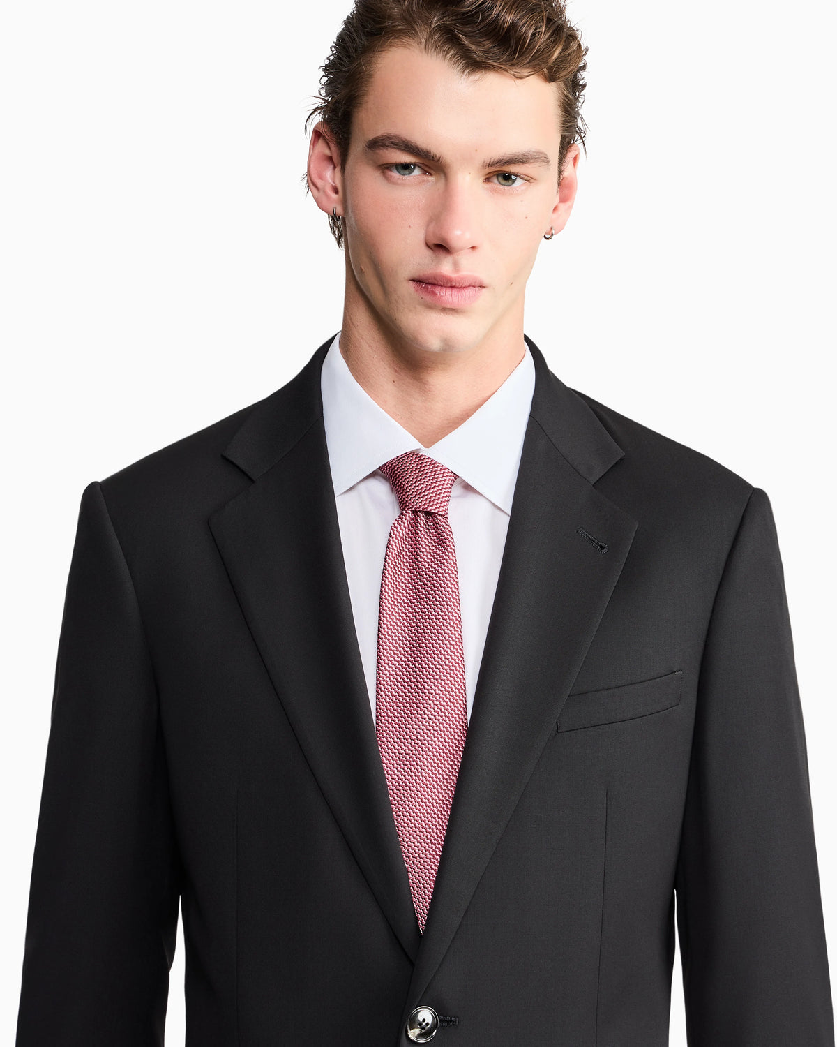 Regular-fit shirt in luxury cotton twill