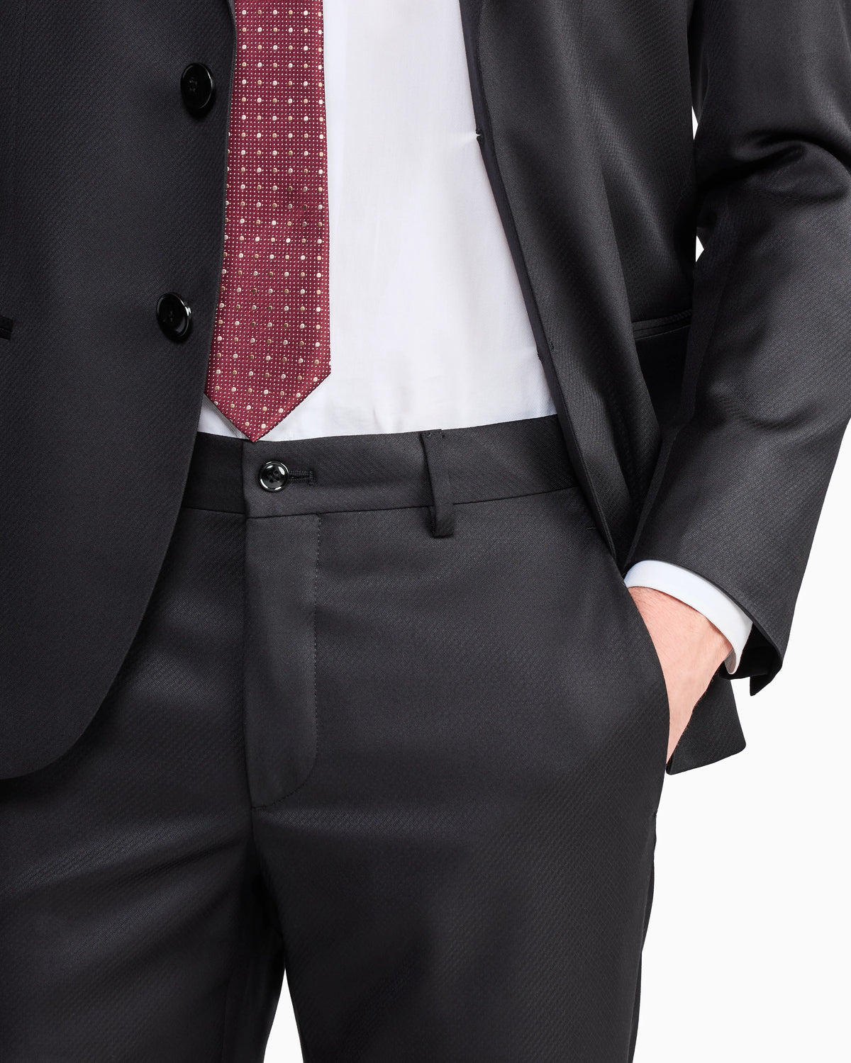 Soho Line Single-breasted suit in pure virgin wool