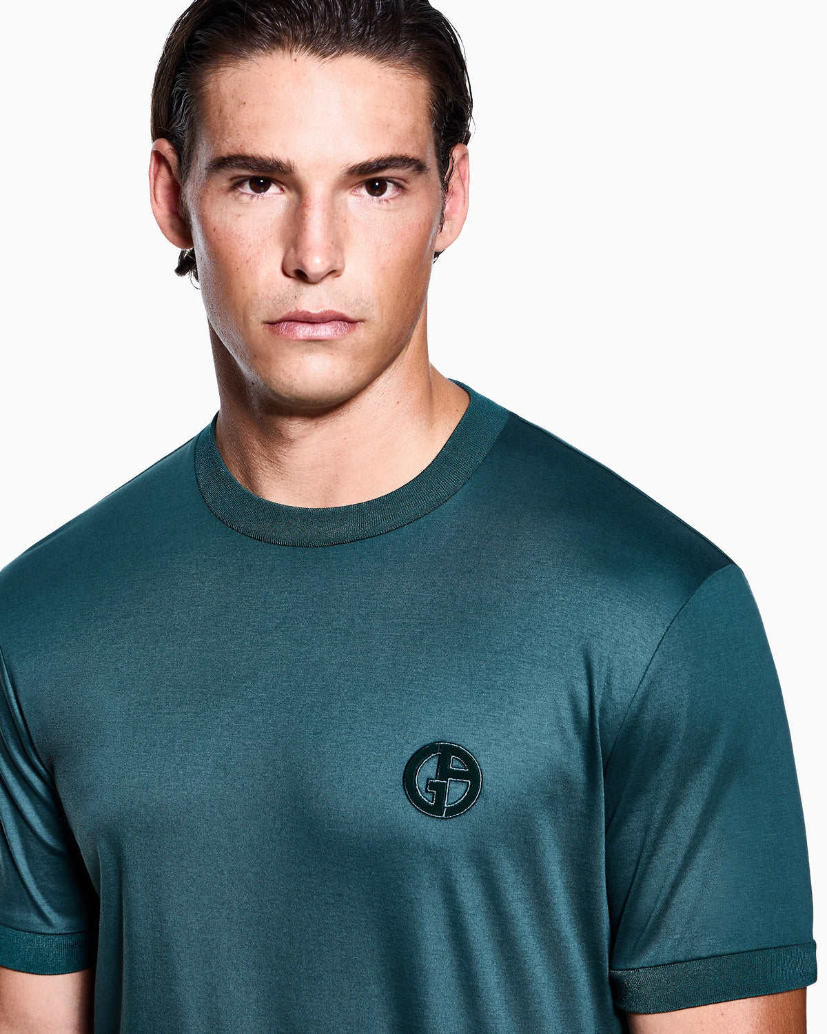 Interlock t-shirt with embroidered logo Online Exclusive