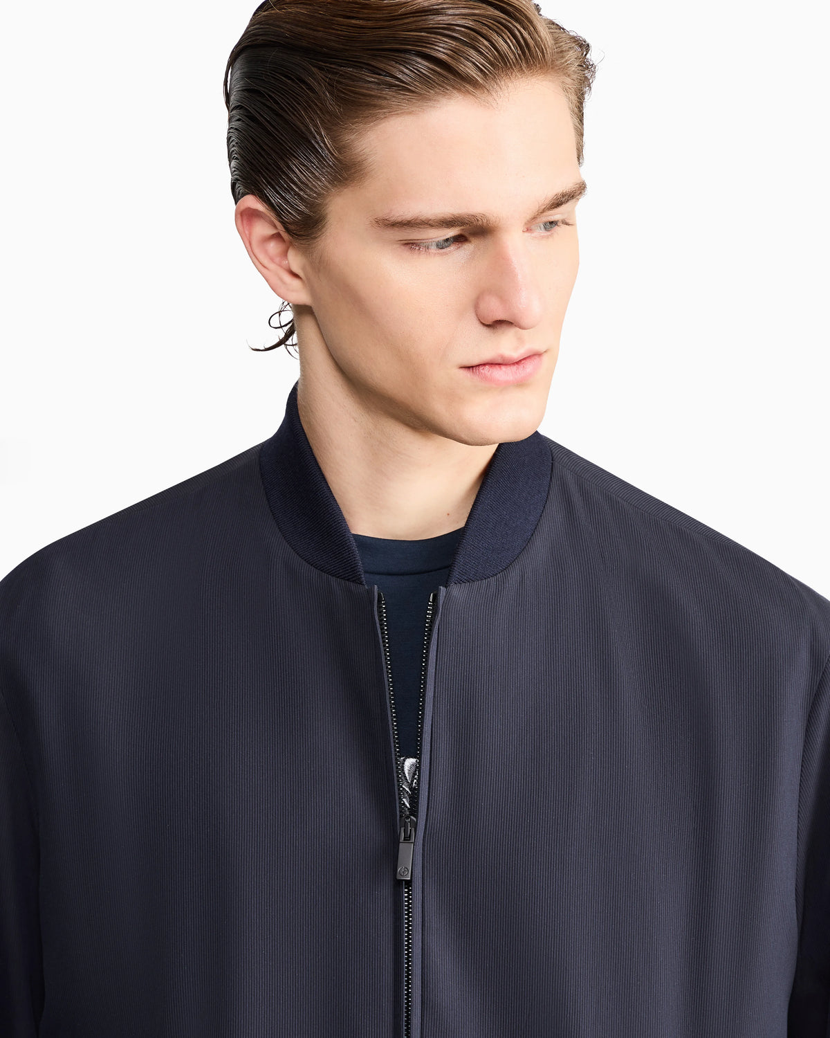 cotton and cupro blouson