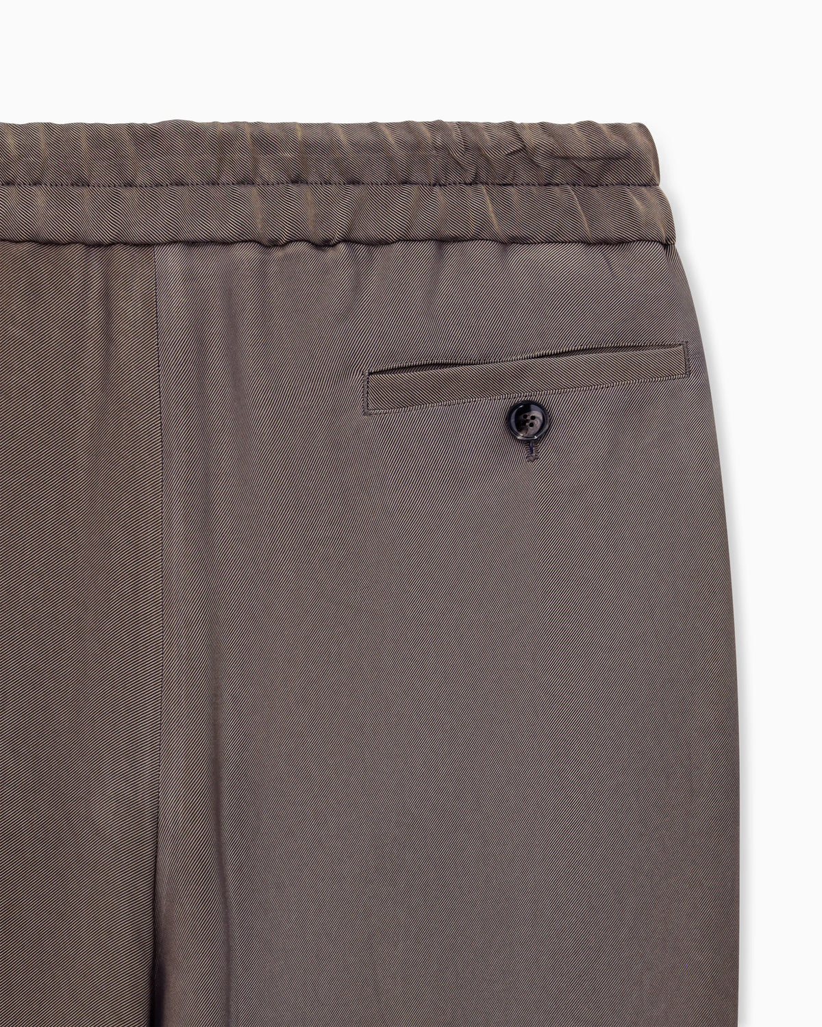 Single-pleat viscose trousers in iridescent viscose