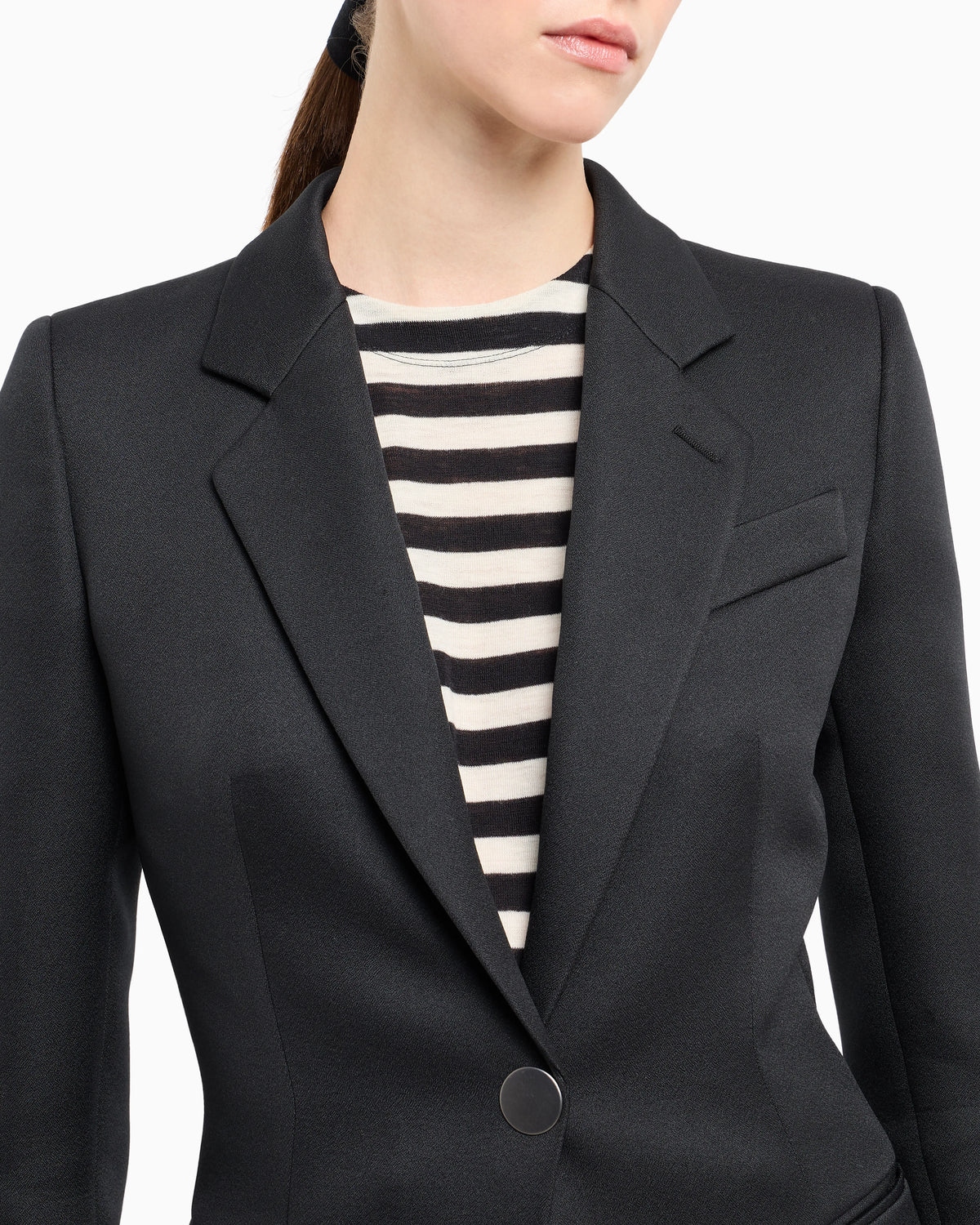 Technical scuba single-breasted jacket