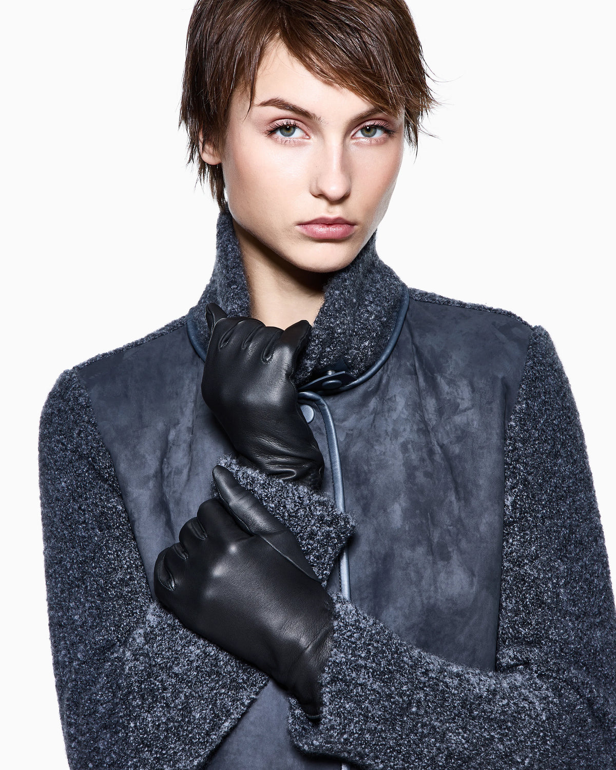 Lambskin nappa leather gloves