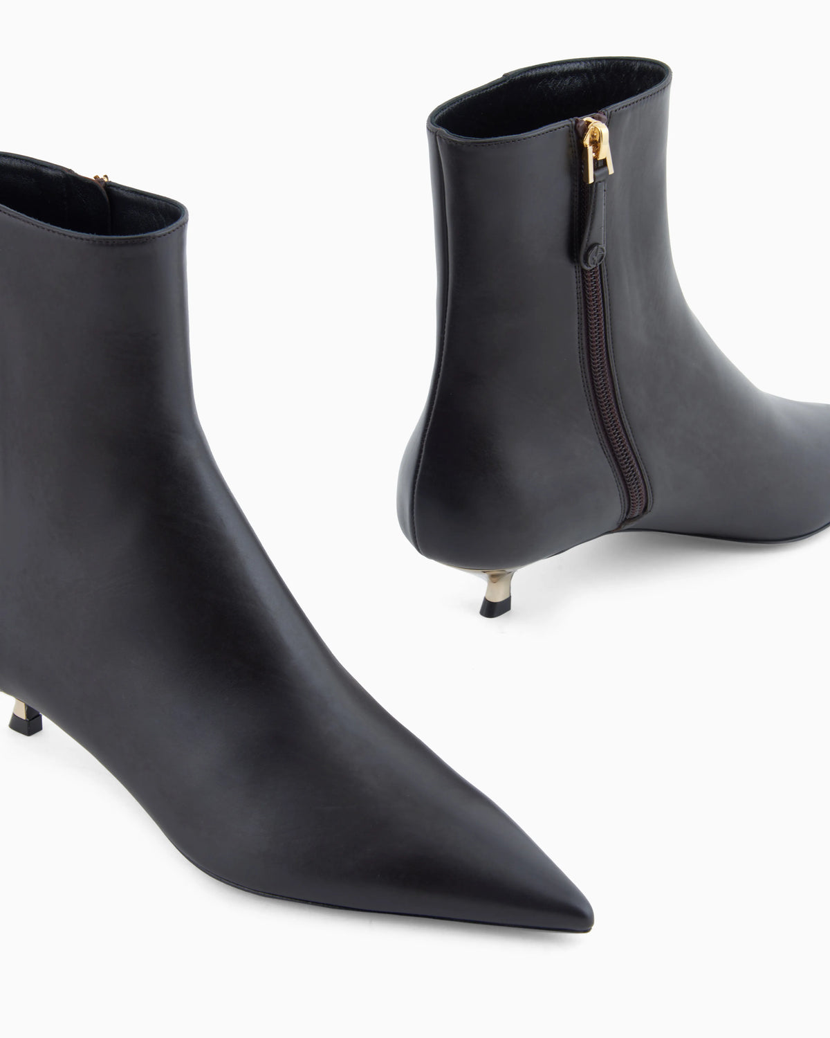 Calfskin ankle boots