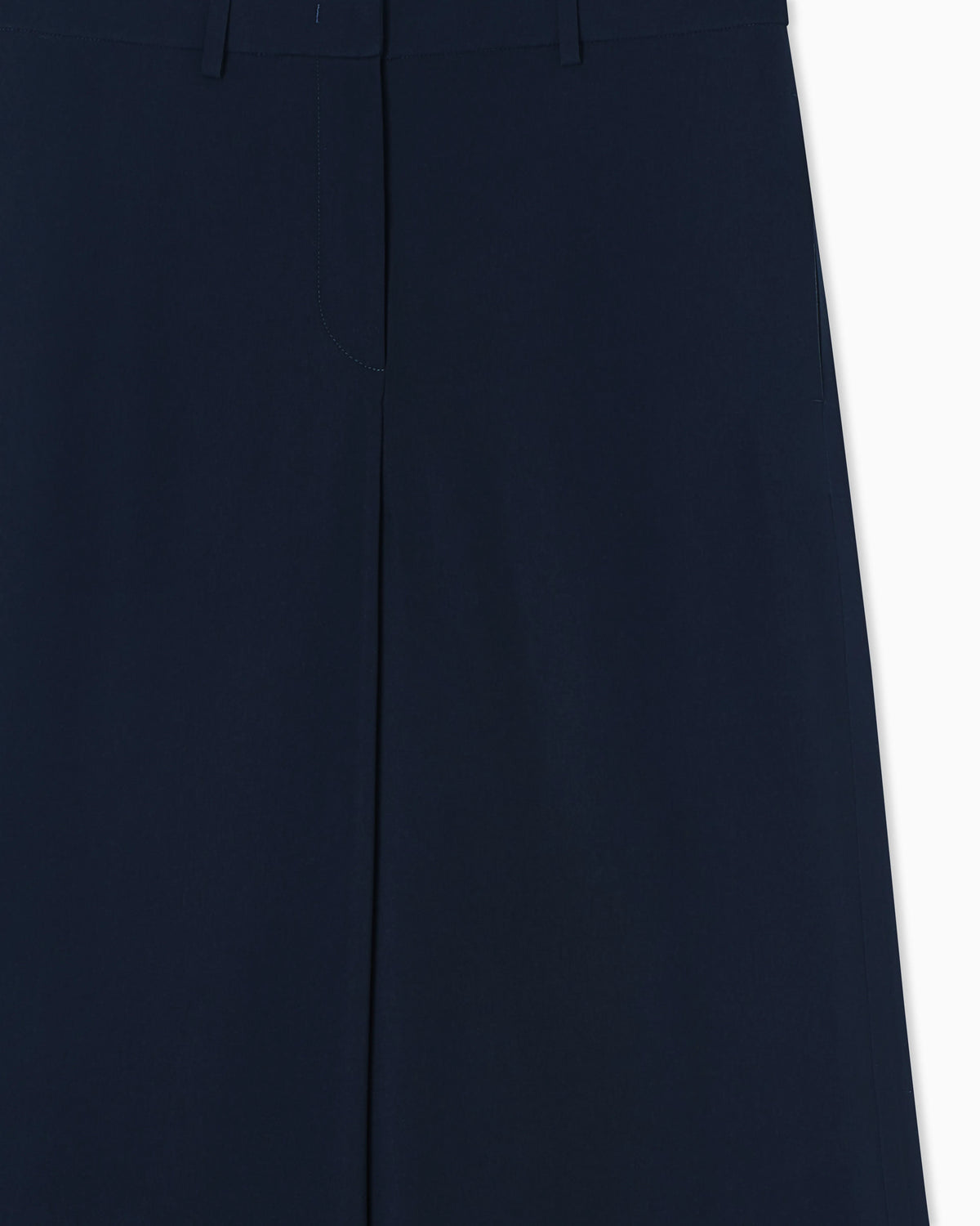 High-waisted trousers in cady with a wide leg Icon
