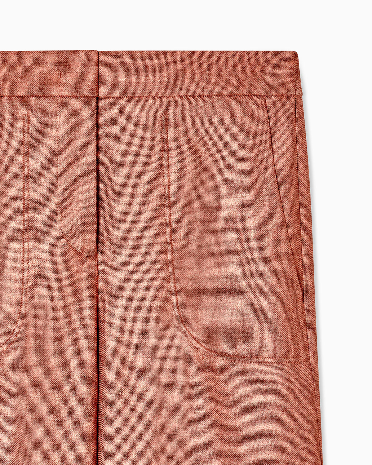 Silk and wool trousers