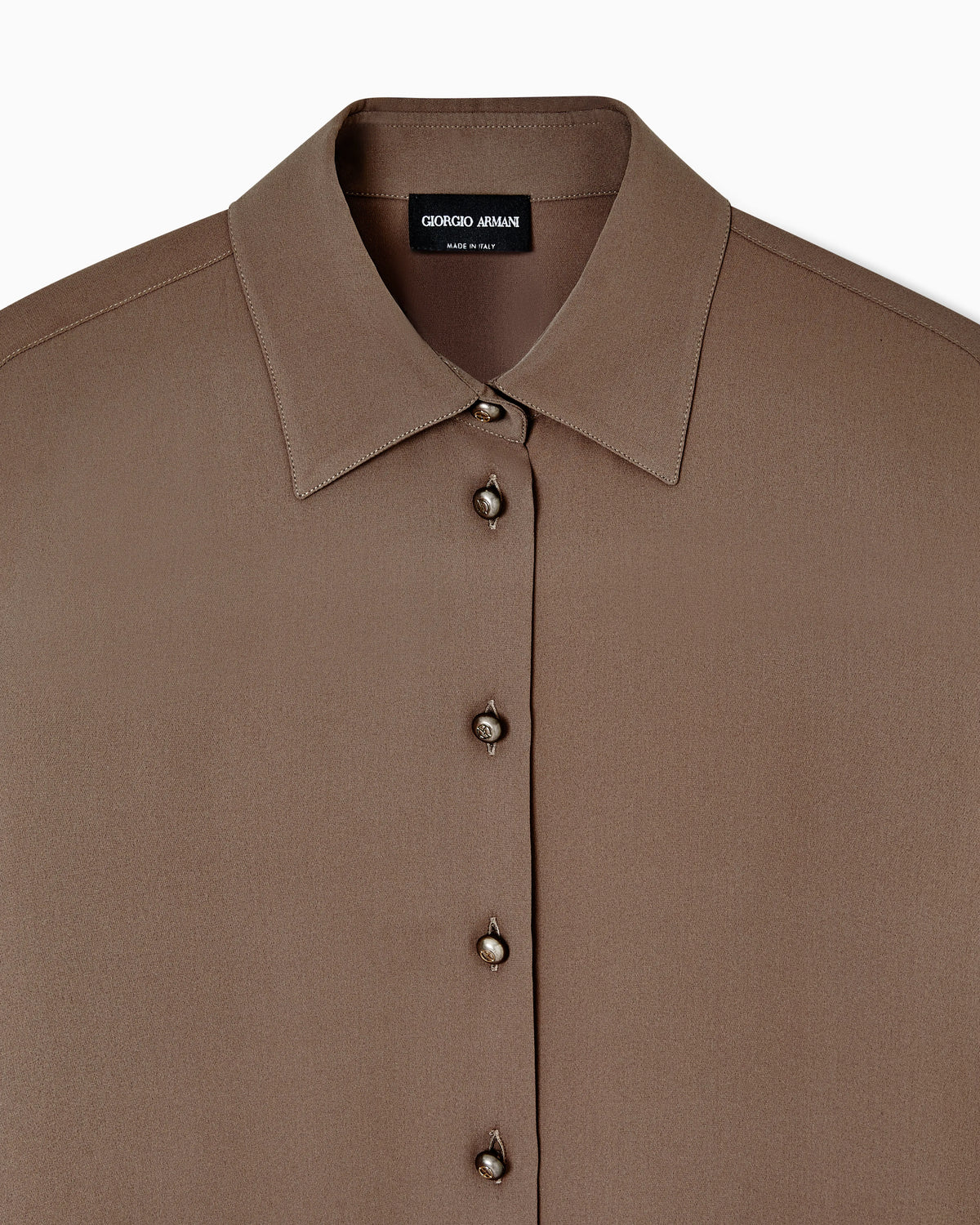 Triple silk georgette shirt