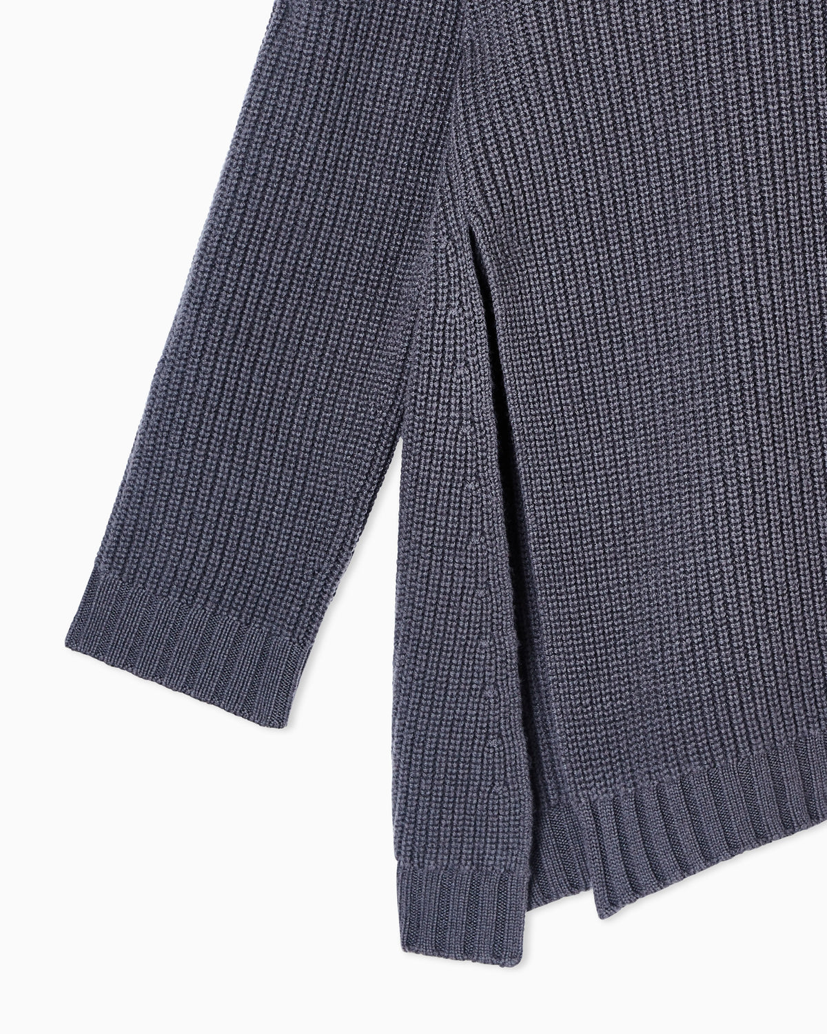 Cashmere mock-neck jumper