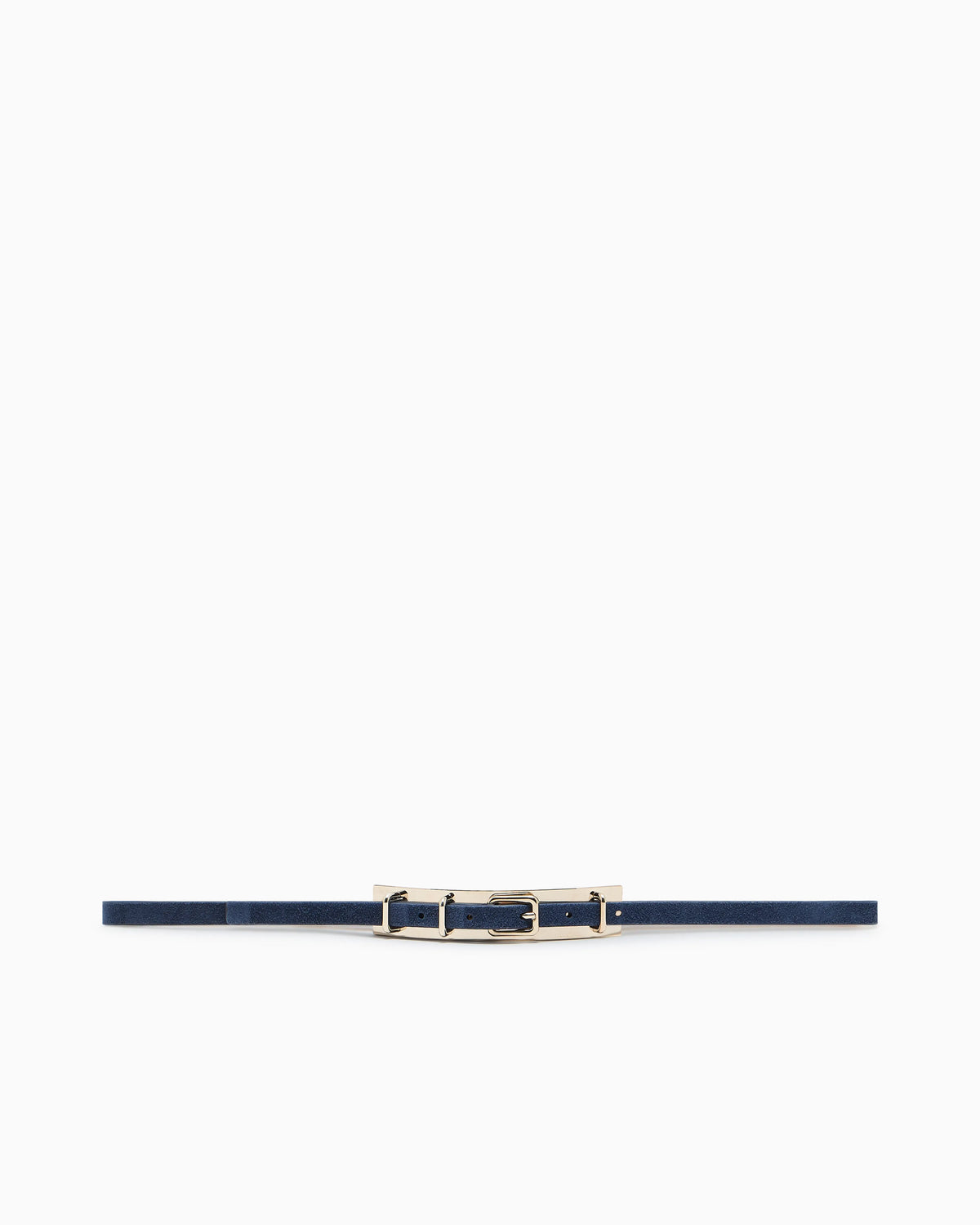 Suede belt