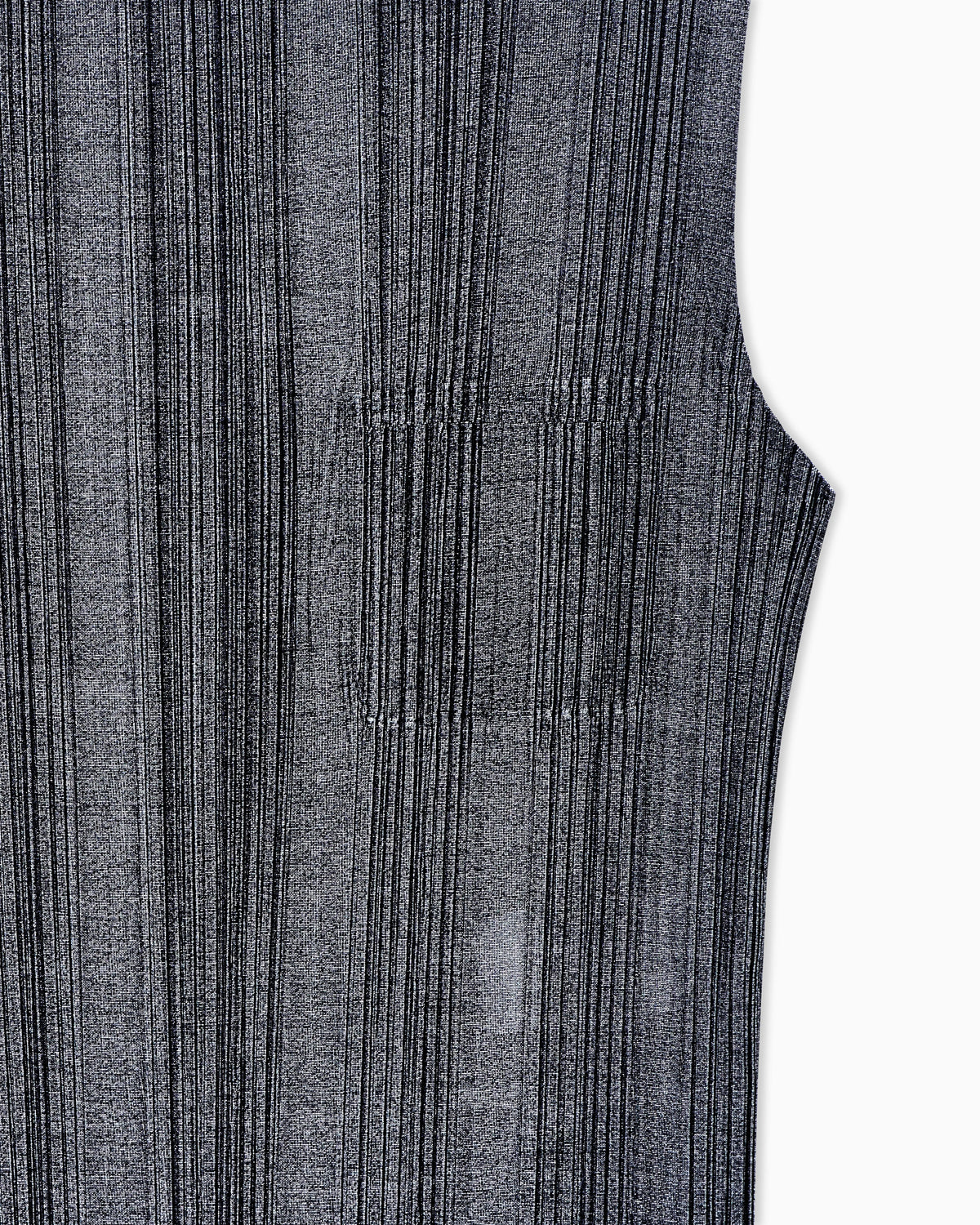 two-tone pleated jersey top