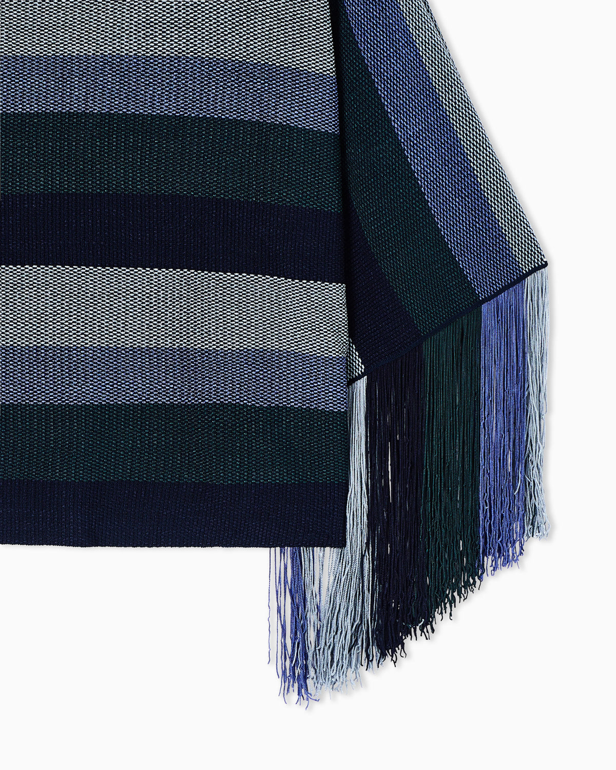 viscose jumper with fringes
