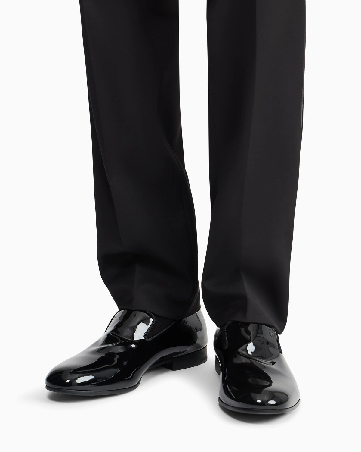 Patent leather loafers
