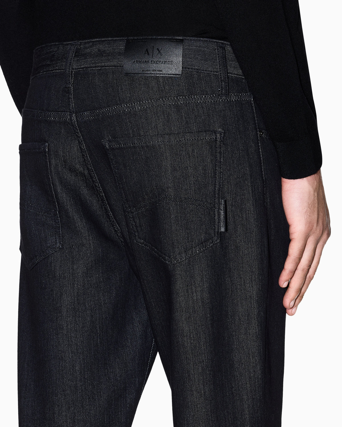 Slim-fit five-pocket jeans in stretch denim Essential