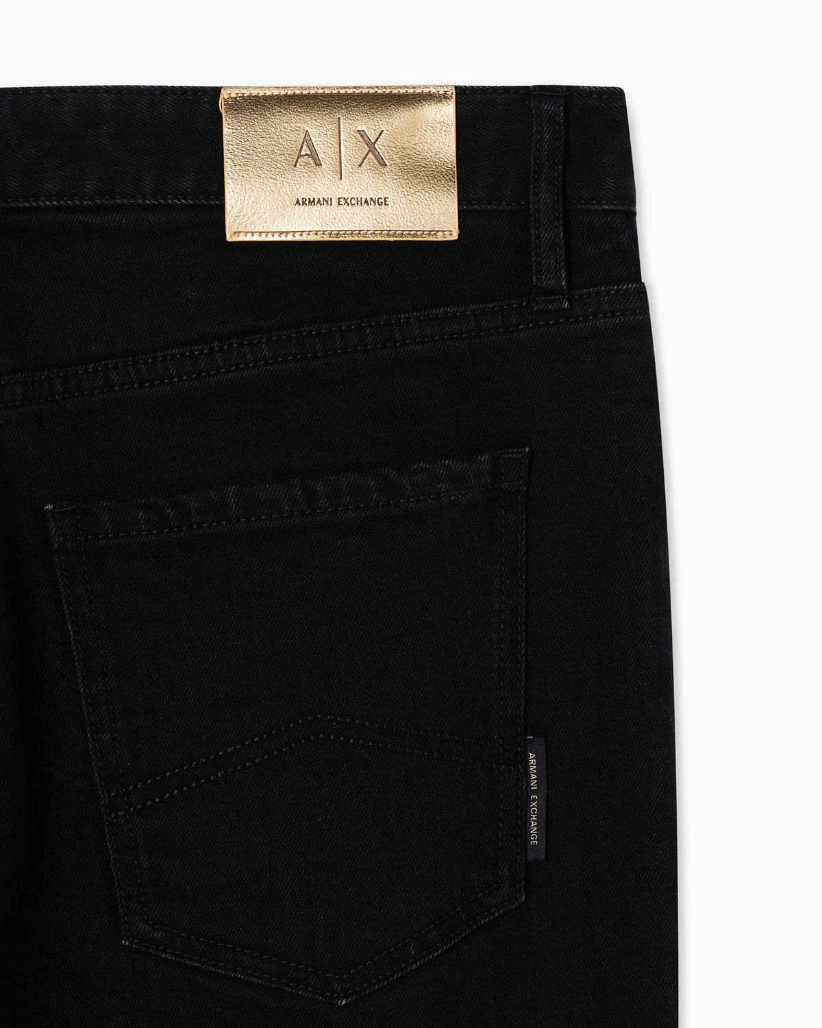 slim Jeans Black Wash in Stretch Denim