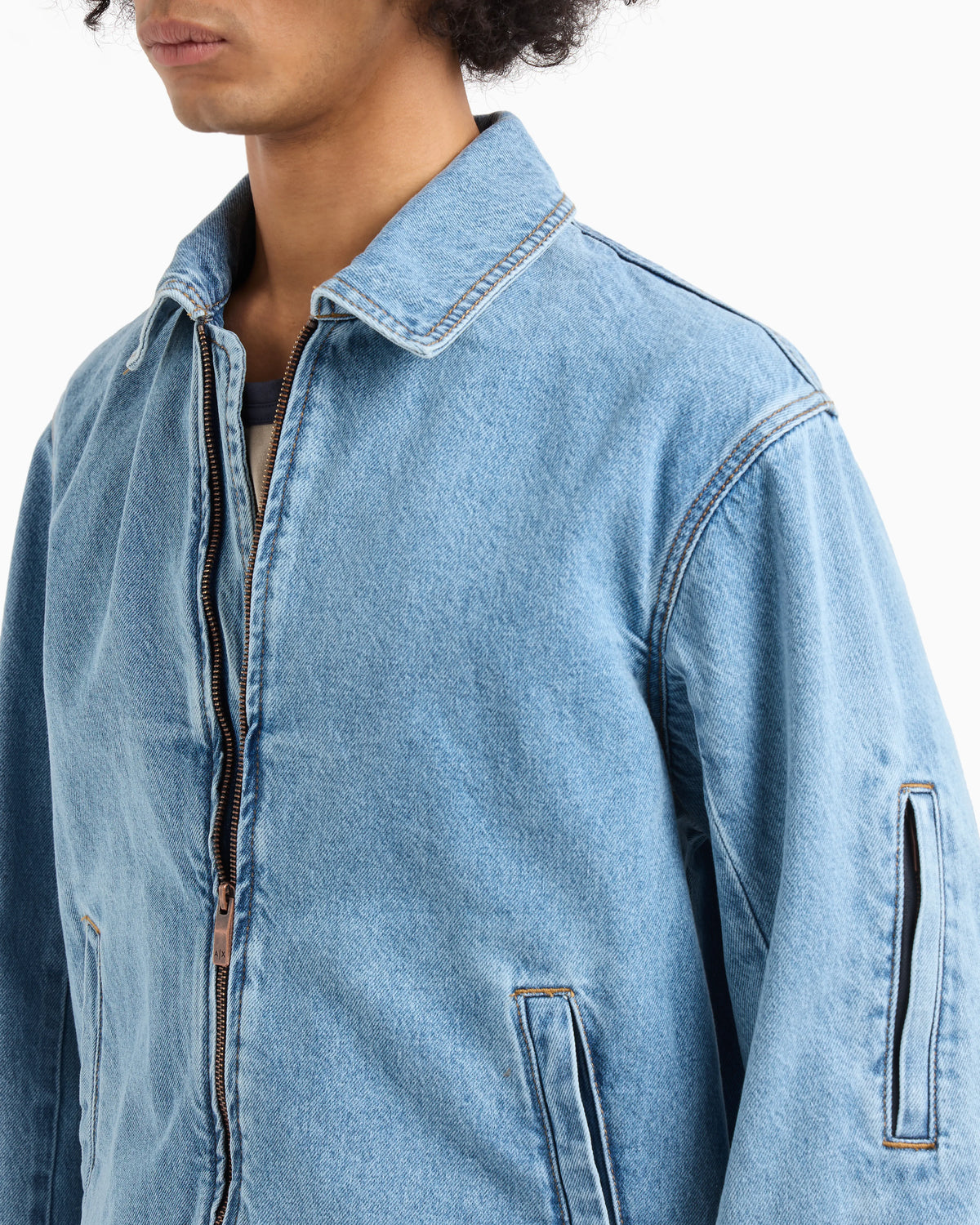 Denim Bomber Jacket