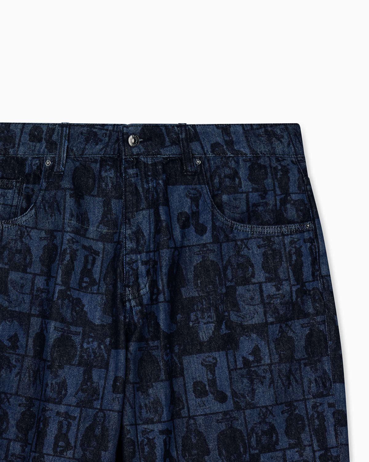 Light Wash Denim Shorts